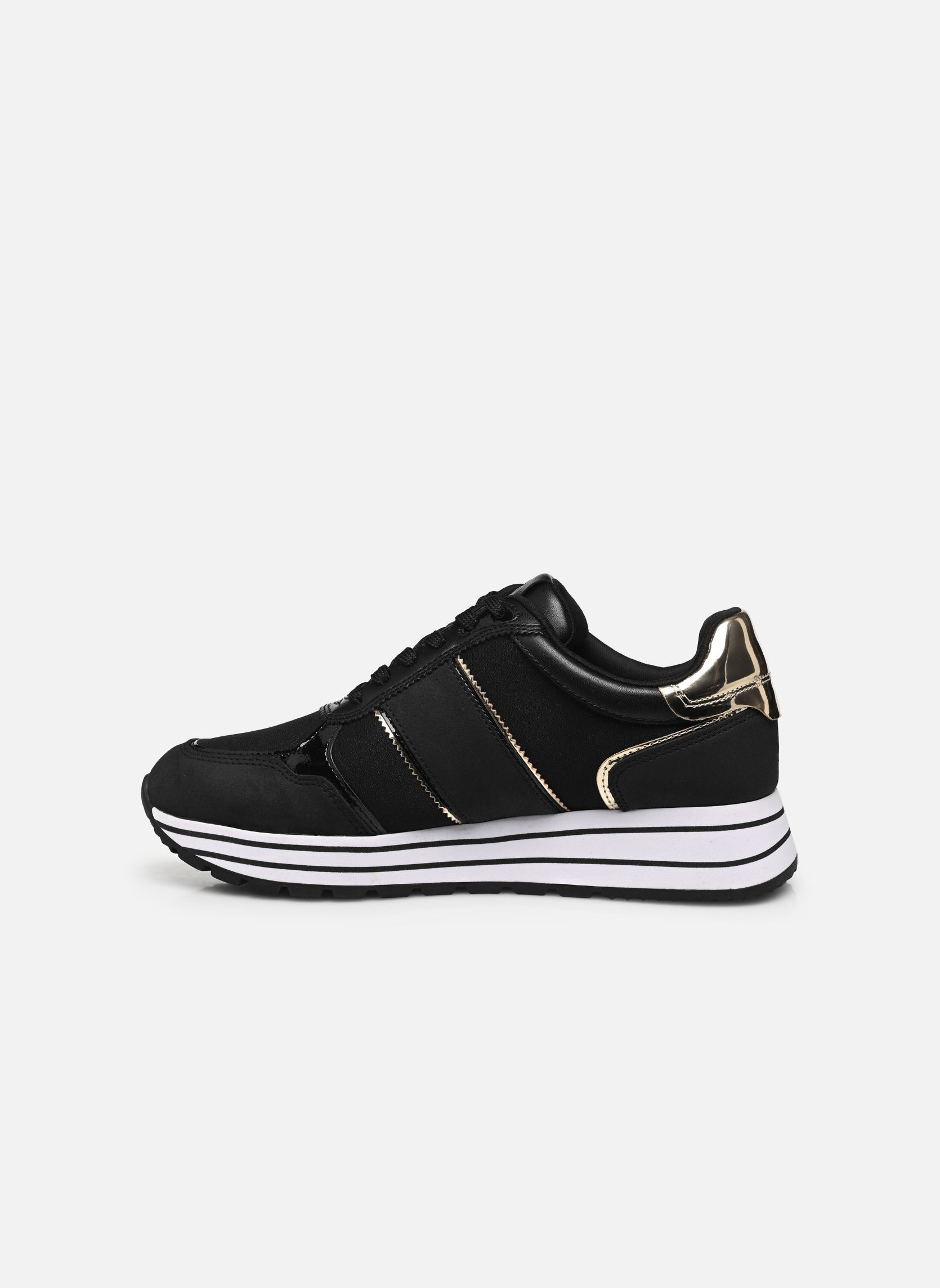Baskets compensées 23727-42 femme noir Tamaris Baskets compensées 23727-42 femme noir BLACK/GOLD