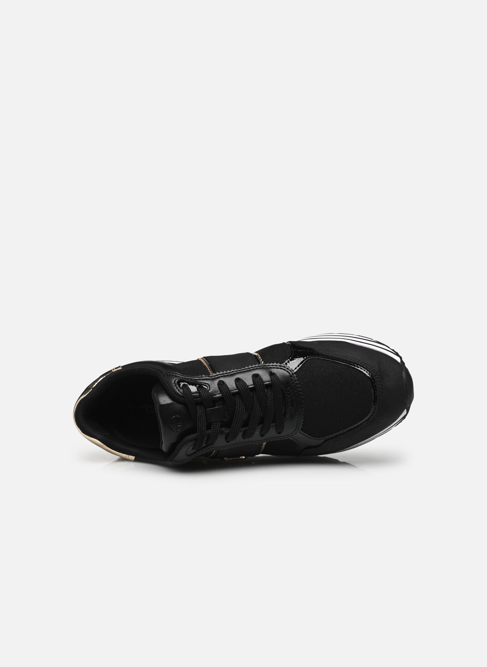 Baskets compensées 23727-42 femme noir Tamaris Baskets compensées 23727-42 femme noir BLACK/GOLD