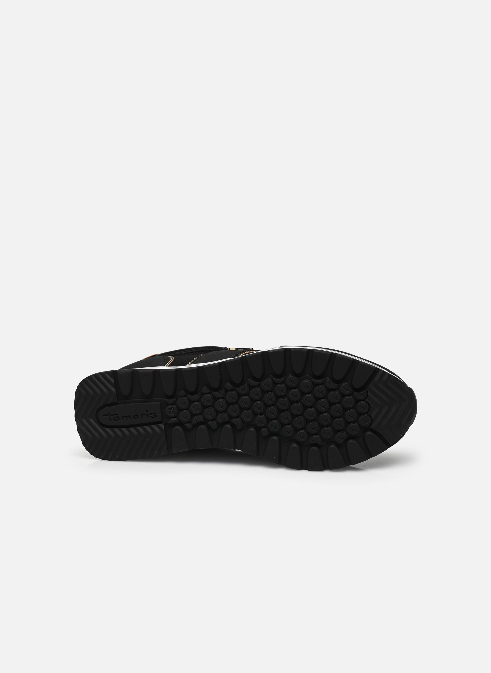Baskets compensées 23727-42 femme noir Tamaris Baskets compensées 23727-42 femme noir BLACK/GOLD