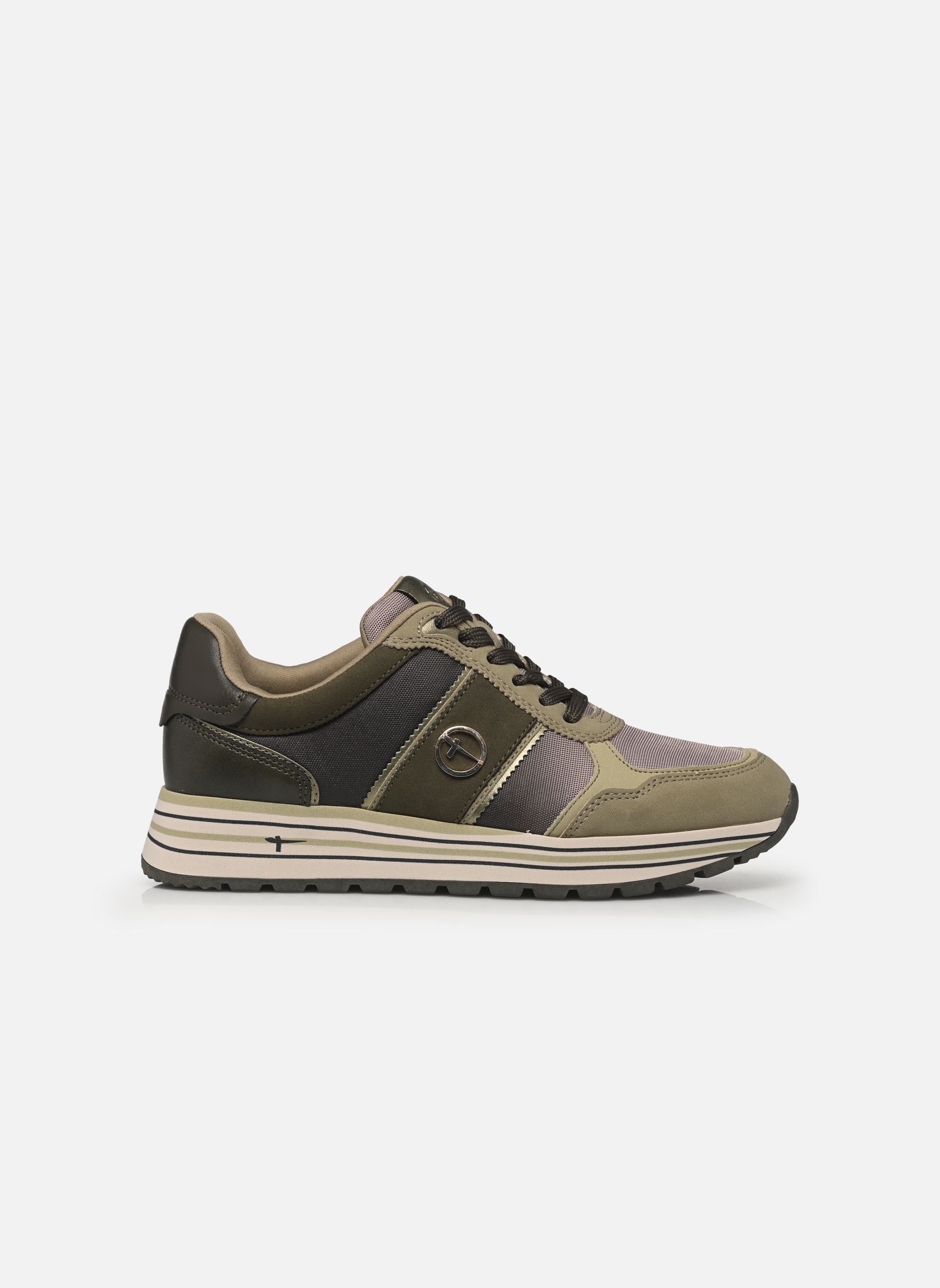 Baskets compensées 23727-42 femme vert Tamaris Baskets compensées 23727-42 femme vert OLIVE COMB