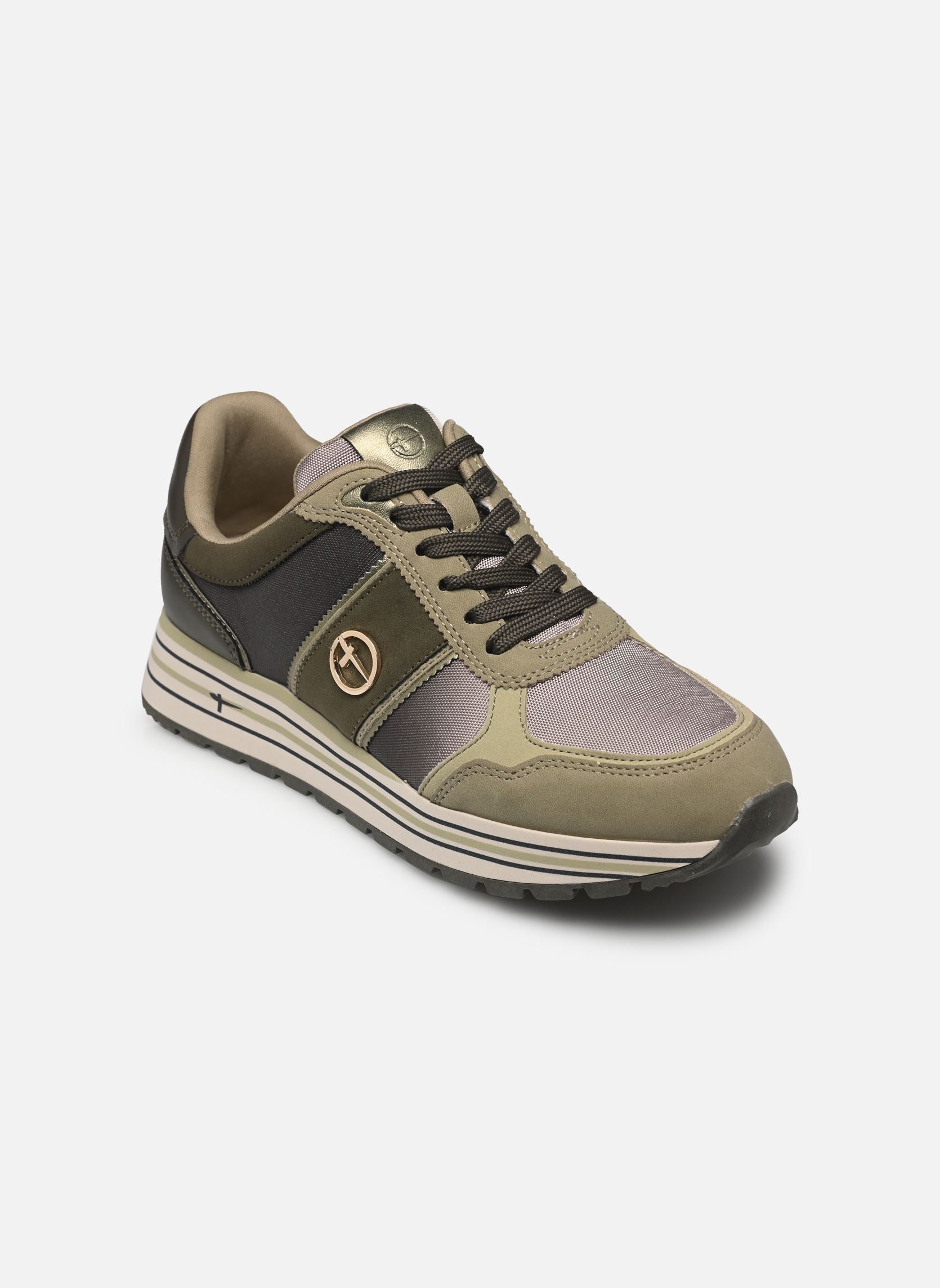 Baskets compensées 23727-42 femme vert Tamaris Baskets compensées 23727-42 femme vert OLIVE COMB