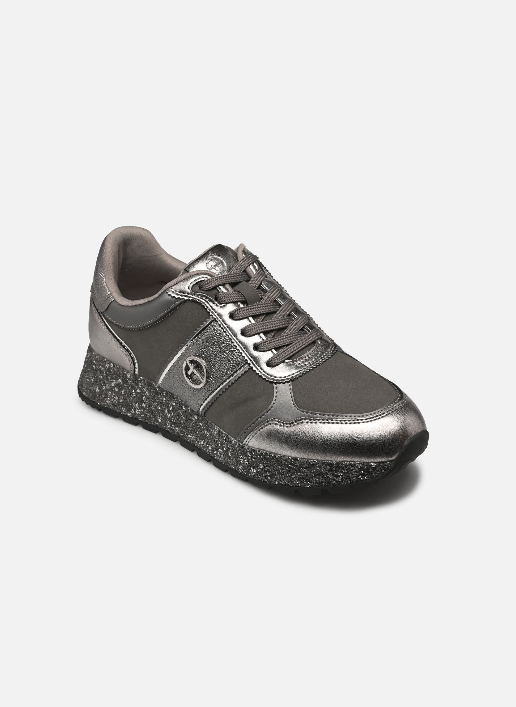 Baskets compensées 23727-42 femme argent Tamaris Baskets compensées 23727-42 femme argent SILVER GLAM