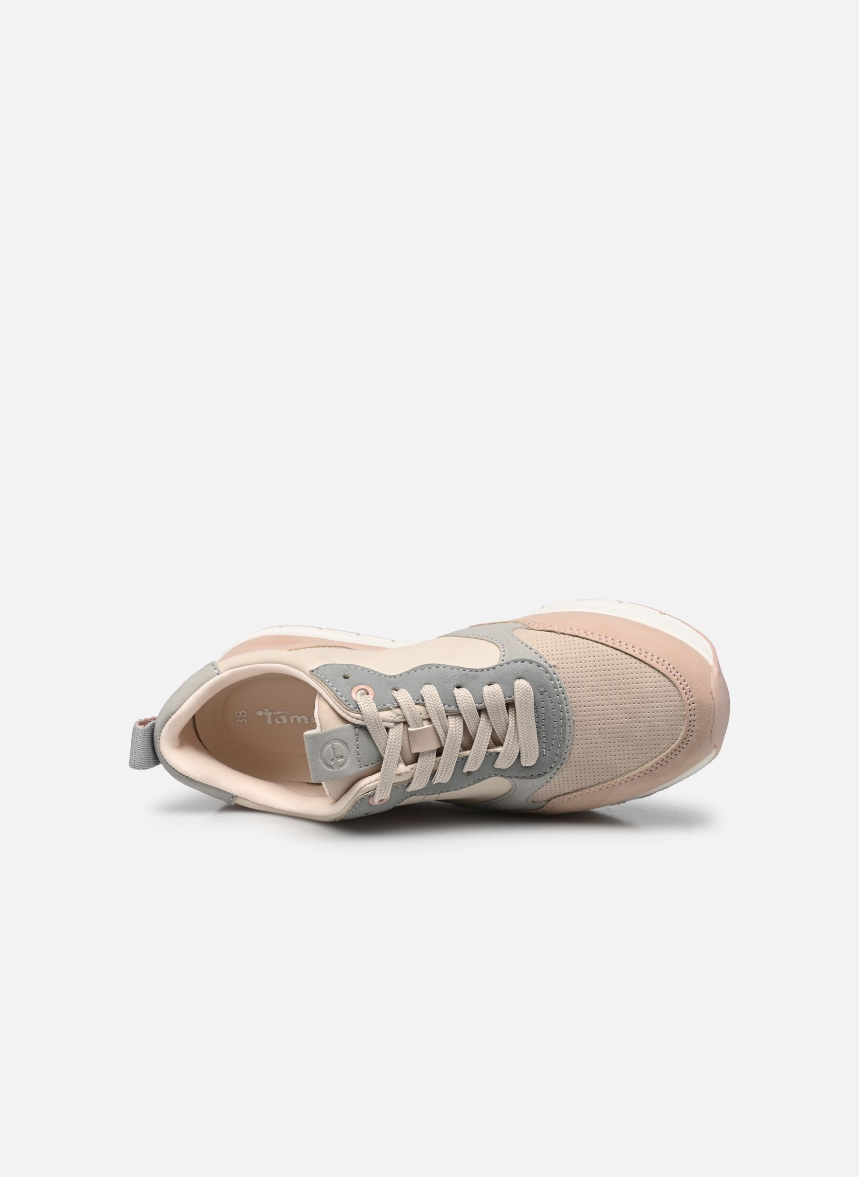 Baskets basses 23733-42 femme beige Tamaris Baskets basses 23733-42 femme beige IVORY COMB