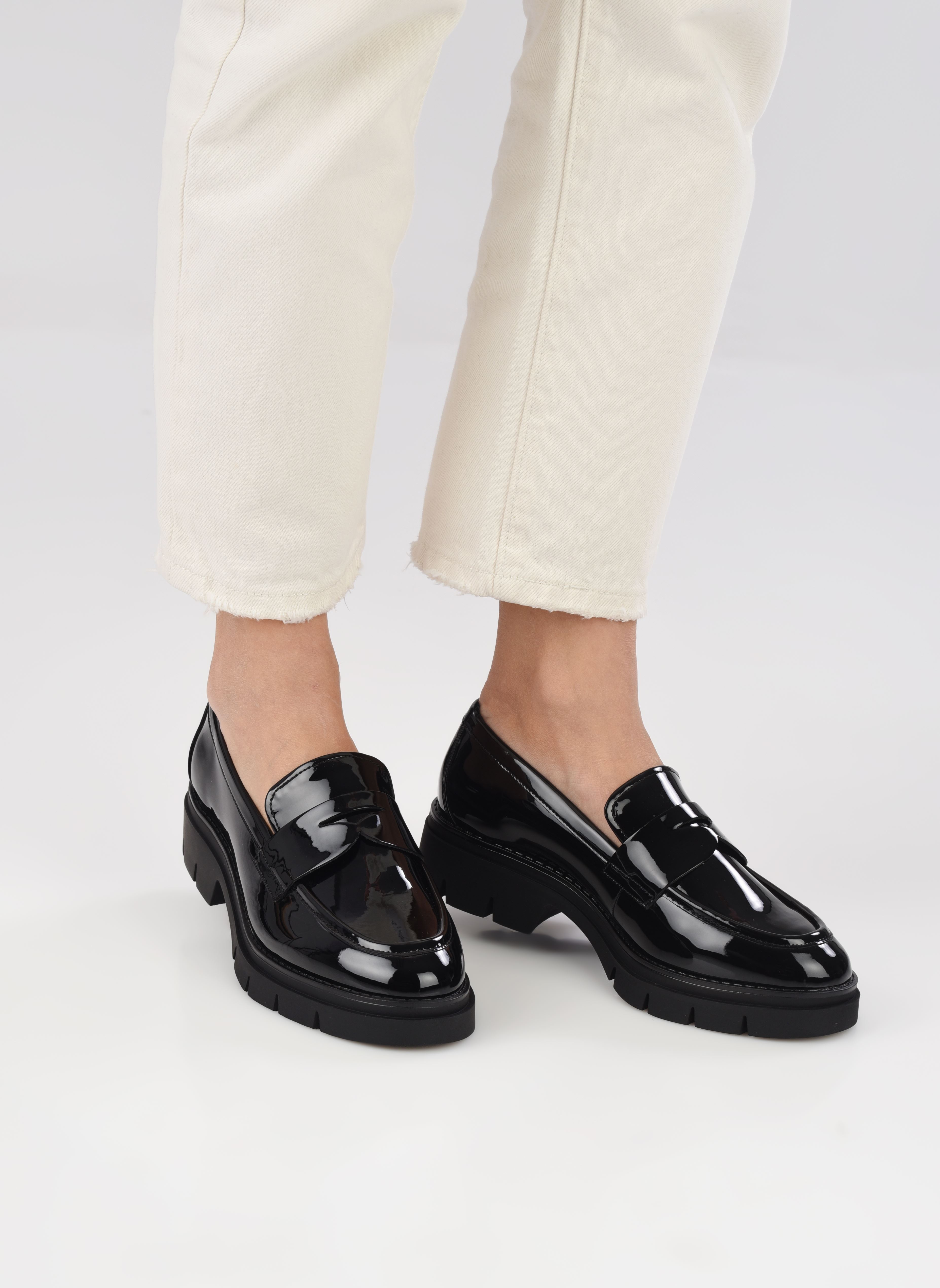 Loafer 24313-42 damen schwarz Tamaris Loafer 24313-42 damen schwarz BLACK PATENT