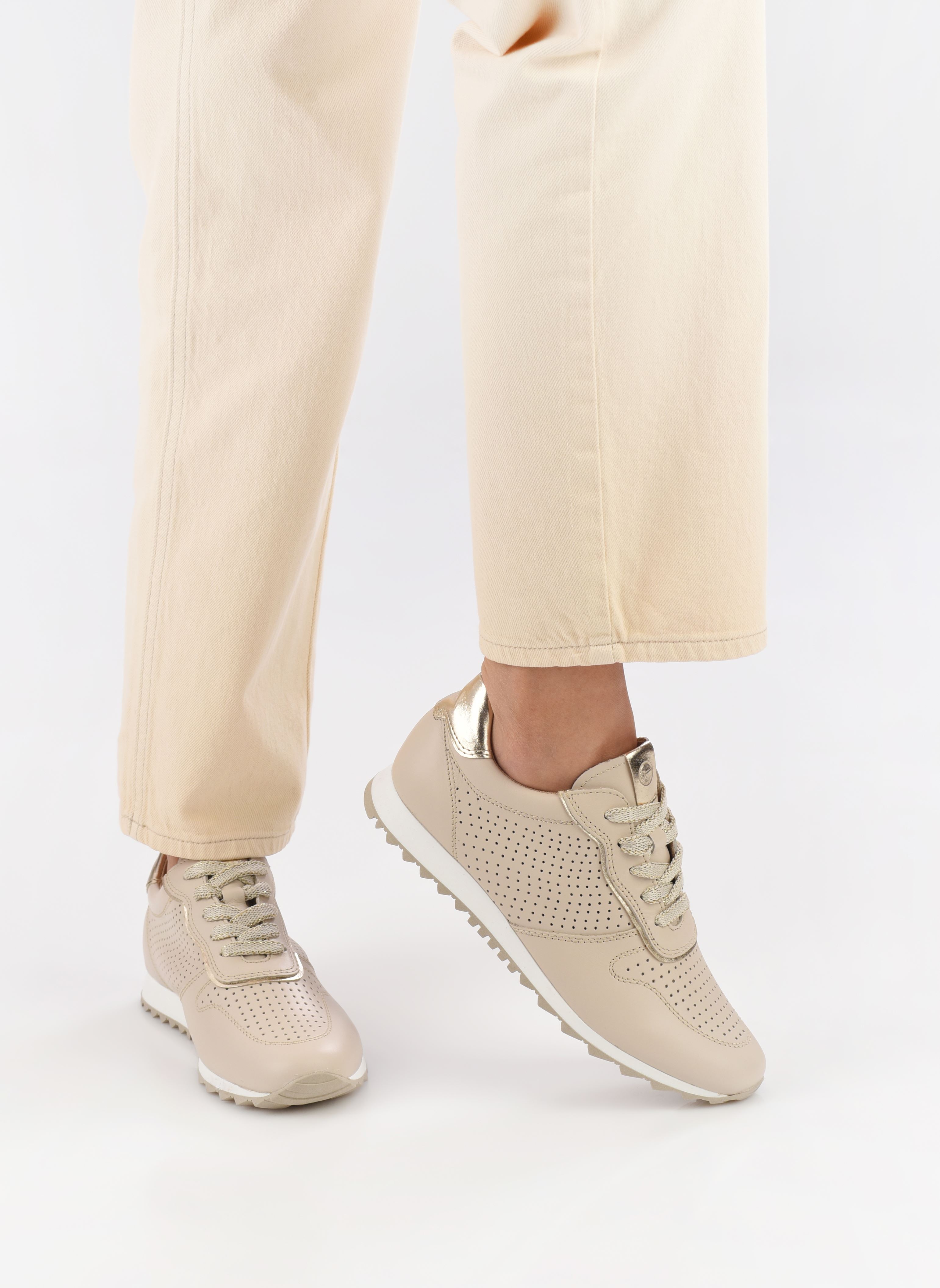 Sneakers basse 23614-42 donna beige Tamaris Sneakers basse 23614-42 donna beige CREAM