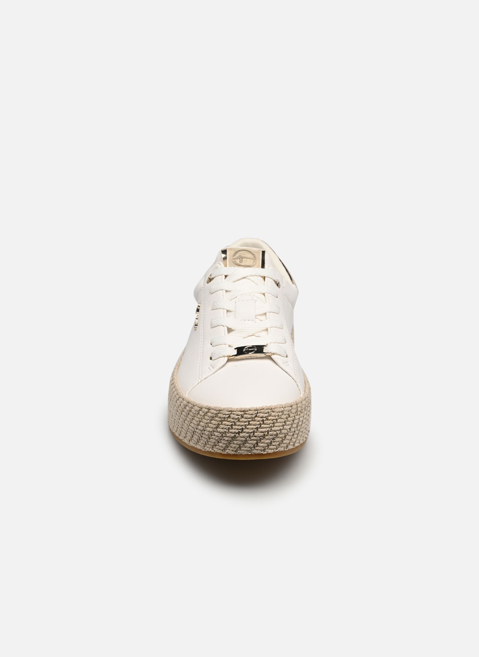 Lage sneakers 23713-42 dames wit Tamaris Lage sneakers 23713-42 dames wit WHITE/GOLD