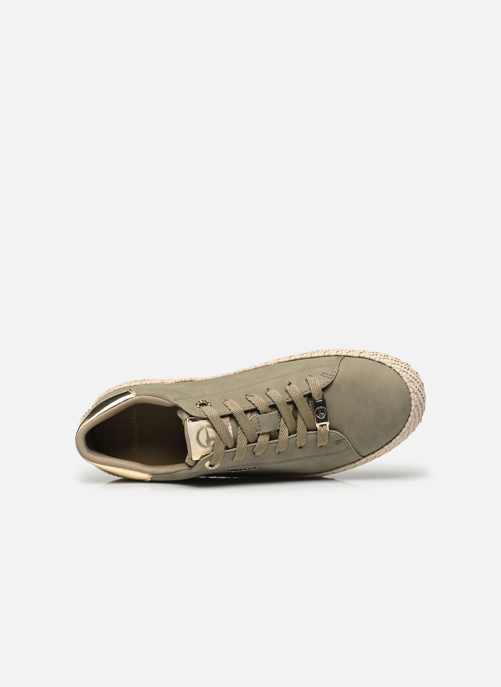 Baskets basses 23713-42 femme vert Tamaris Baskets basses 23713-42 femme vert SAGE