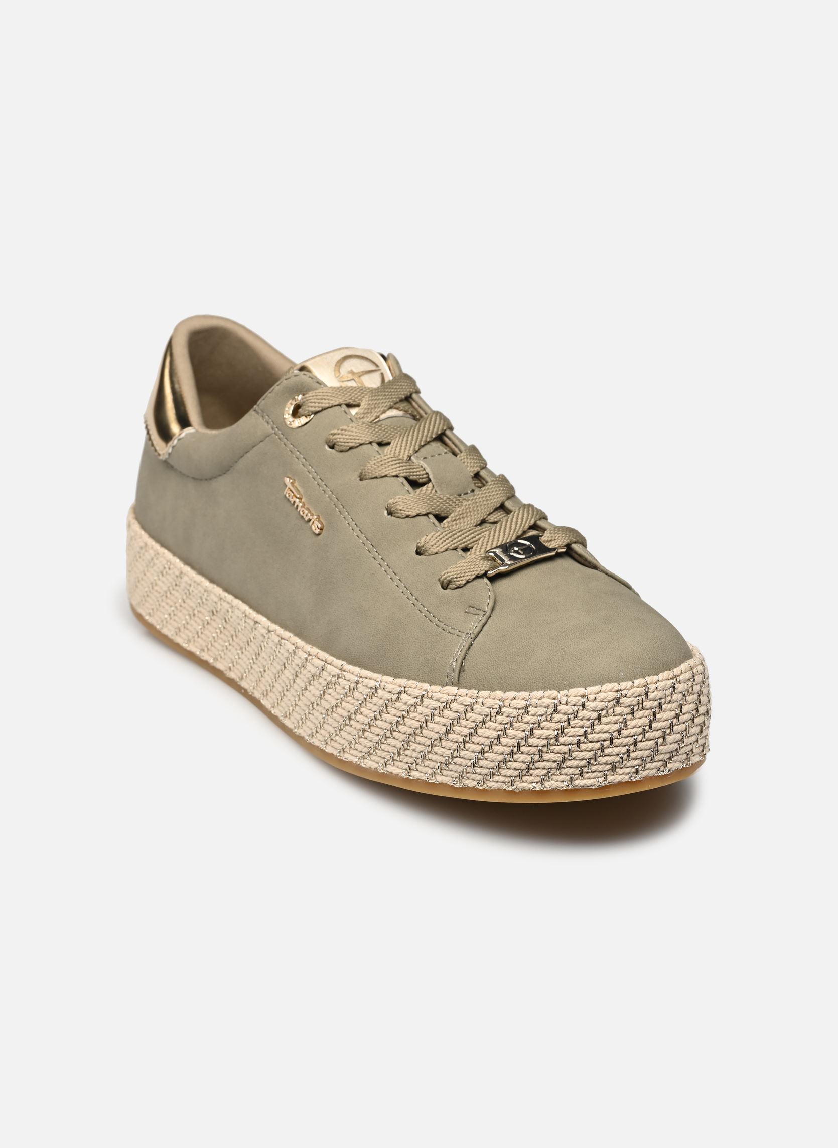 Baskets basses 23713-42 femme vert Tamaris Baskets basses 23713-42 femme vert SAGE