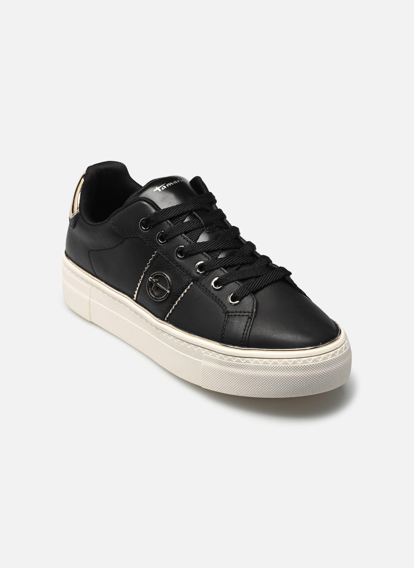 Baskets basses 23724-42 femme noir Tamaris Baskets basses 23724-42 femme noir BLACK