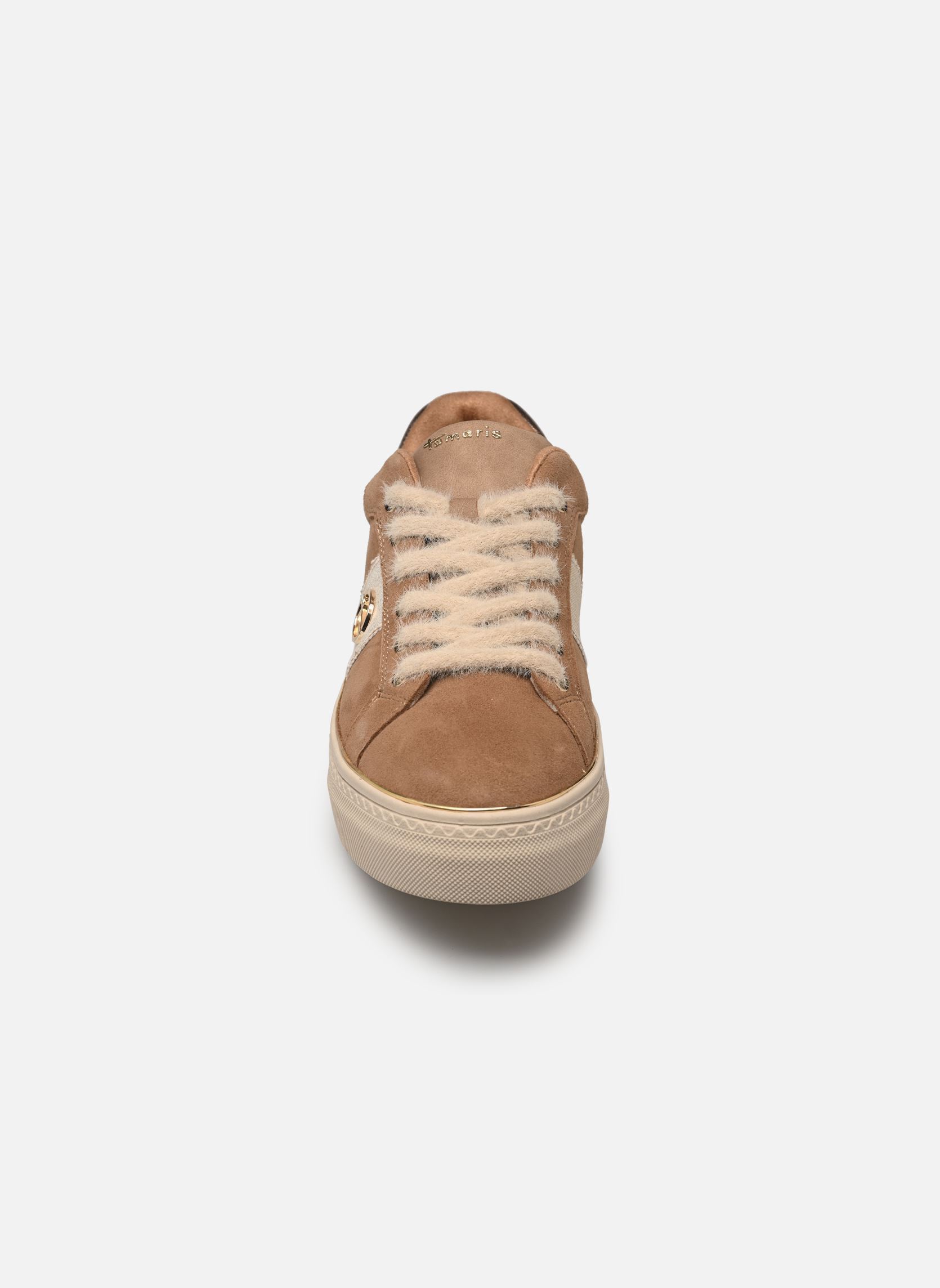 Niedrige Sneaker 23724-42 damen braun Tamaris Niedrige Sneaker 23724-42 damen braun CAMEL SUEDE