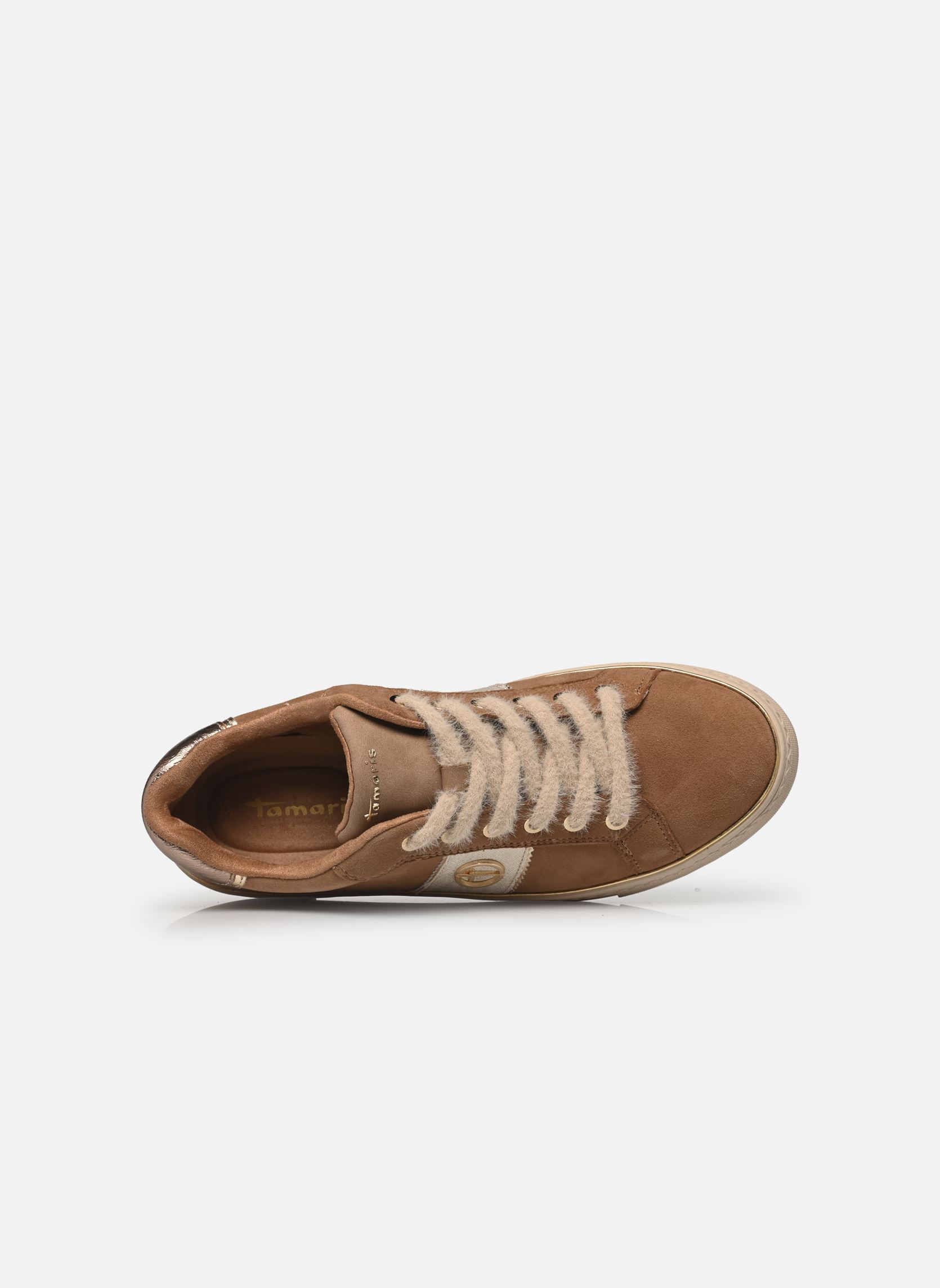 Niedrige Sneaker 23724-42 damen braun Tamaris Niedrige Sneaker 23724-42 damen braun CAMEL SUEDE