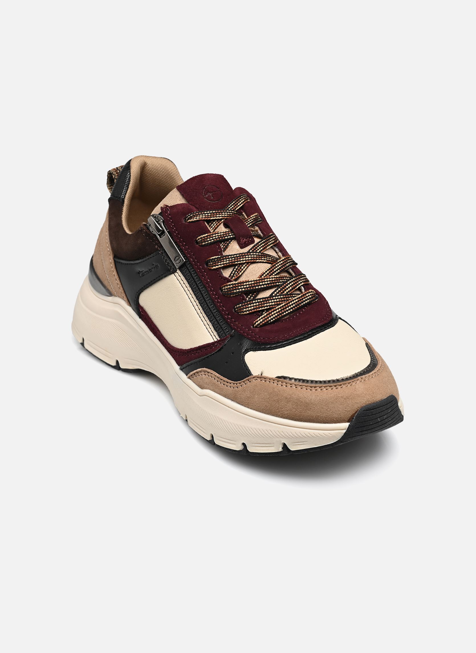 Baskets basses 23734-42 femme beige Tamaris Baskets basses 23734-42 femme beige CAMEL COMB NEW