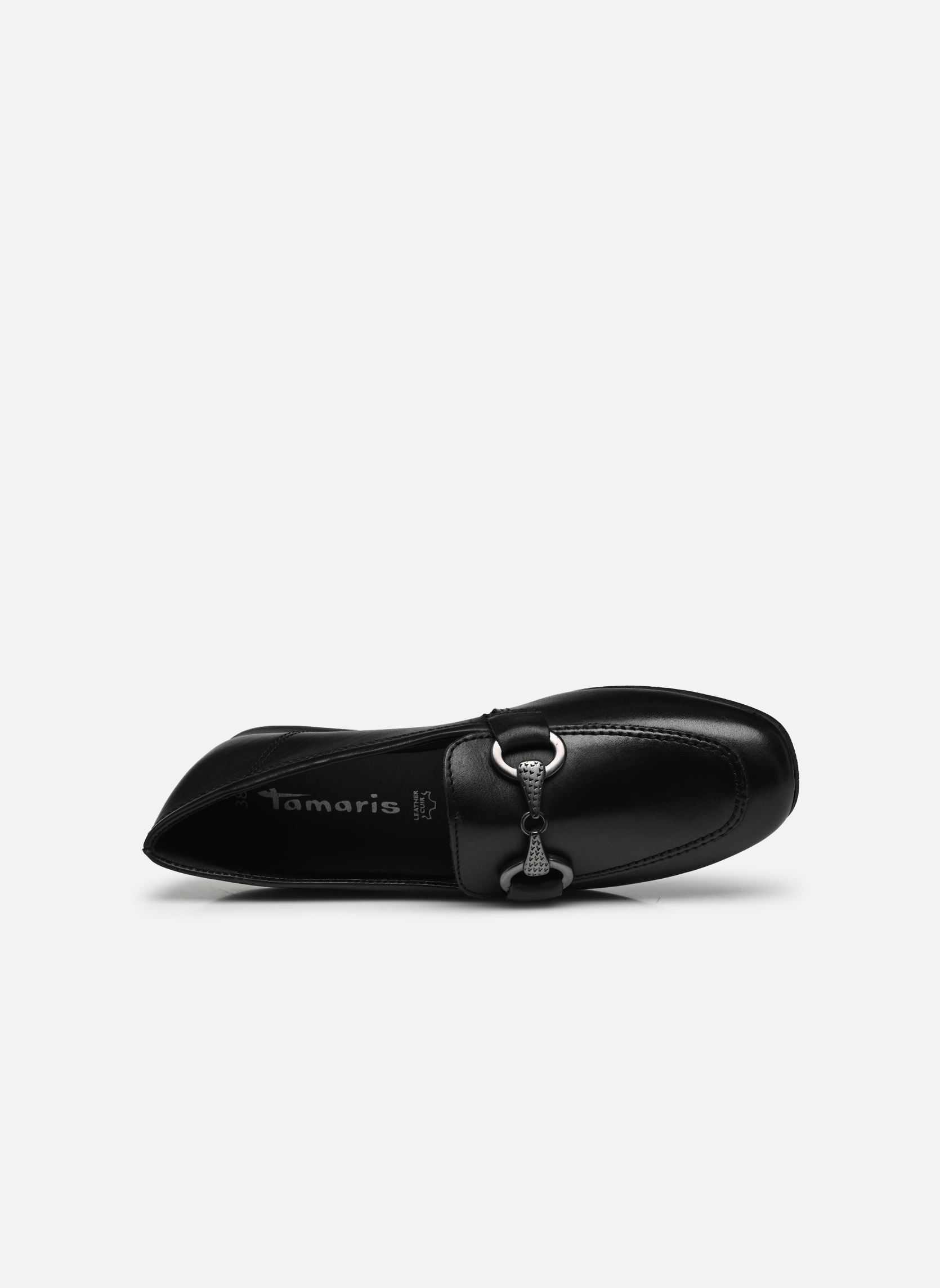 Mocassins 24222-42 dames zwart Tamaris Mocassins 24222-42 dames zwart BLACK LEATHER