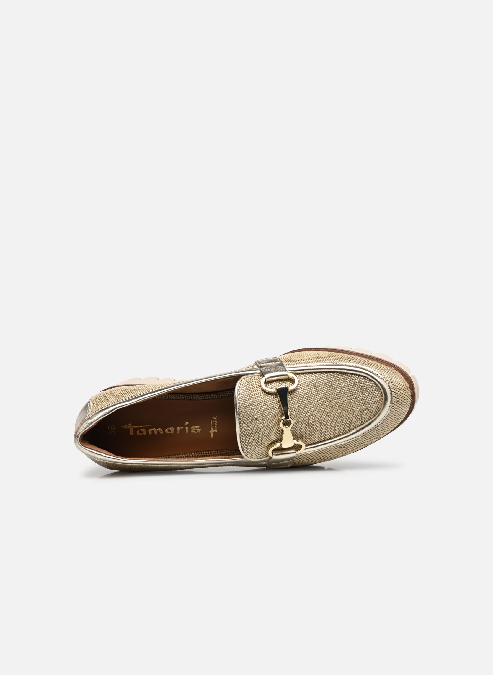 Mocasines 24424-42 mujer oro y bronce Tamaris Mocasines 24424-42 mujer oro y bronce BEIGE
