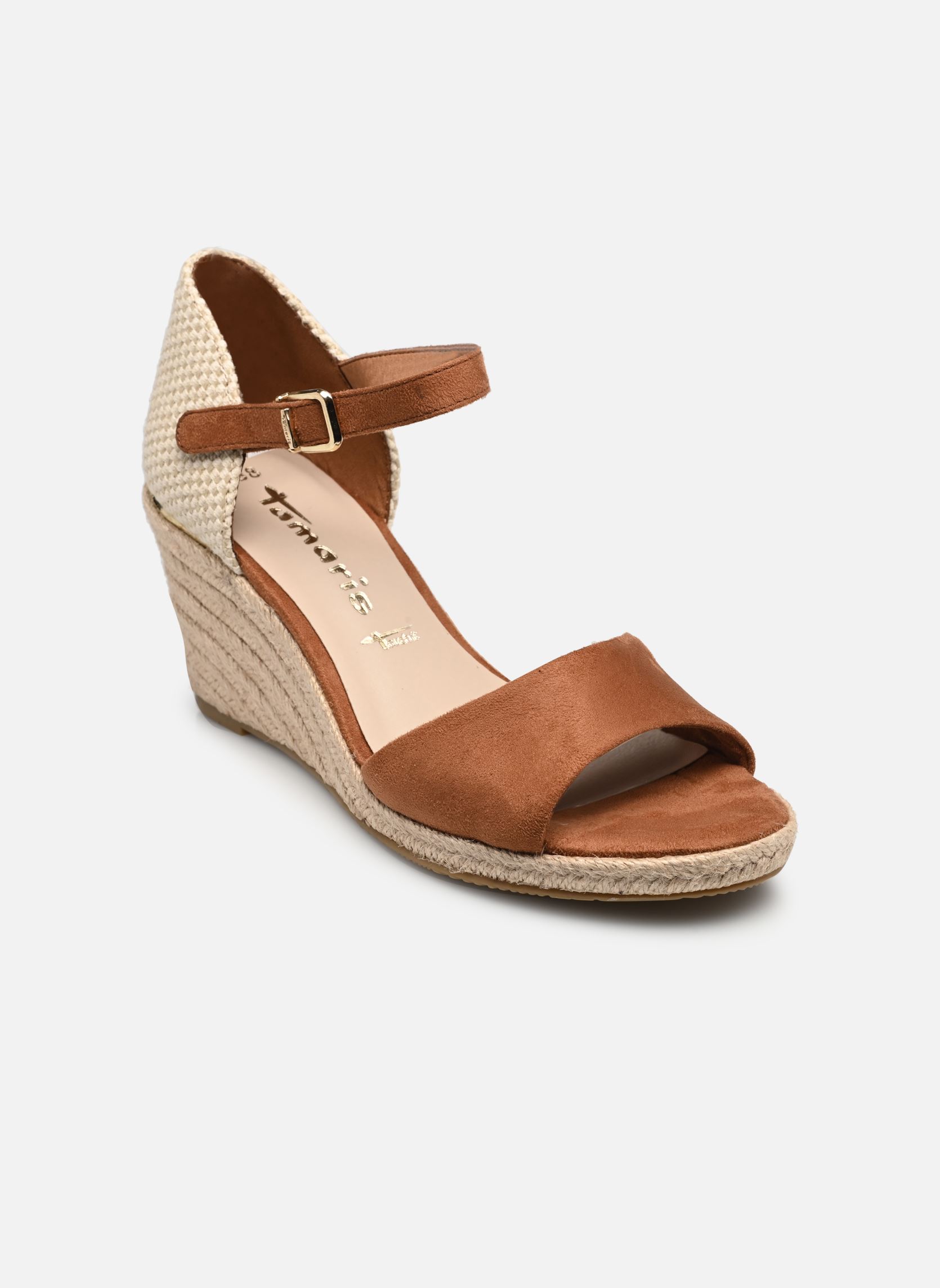 Sandali con zeppa e plateau 28387-42 donna marrone Tamaris Sandali con zeppa e plateau 28387-42 donna marrone COGNAC