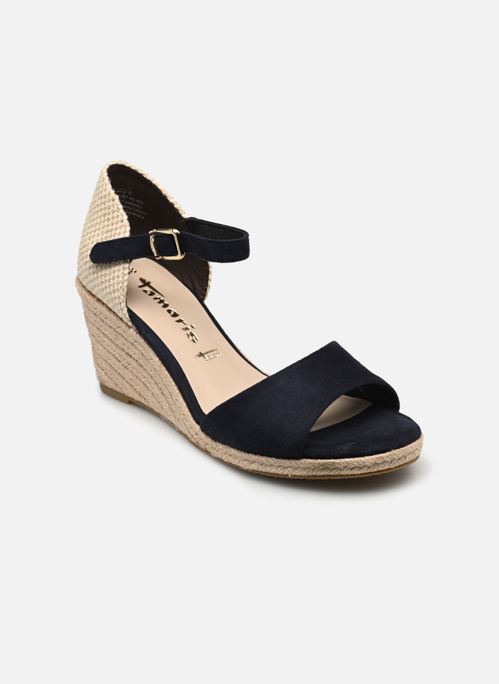Sandali con zeppa e plateau 28387-42 donna blu Tamaris Sandali con zeppa e plateau 28387-42 donna blu NAVY