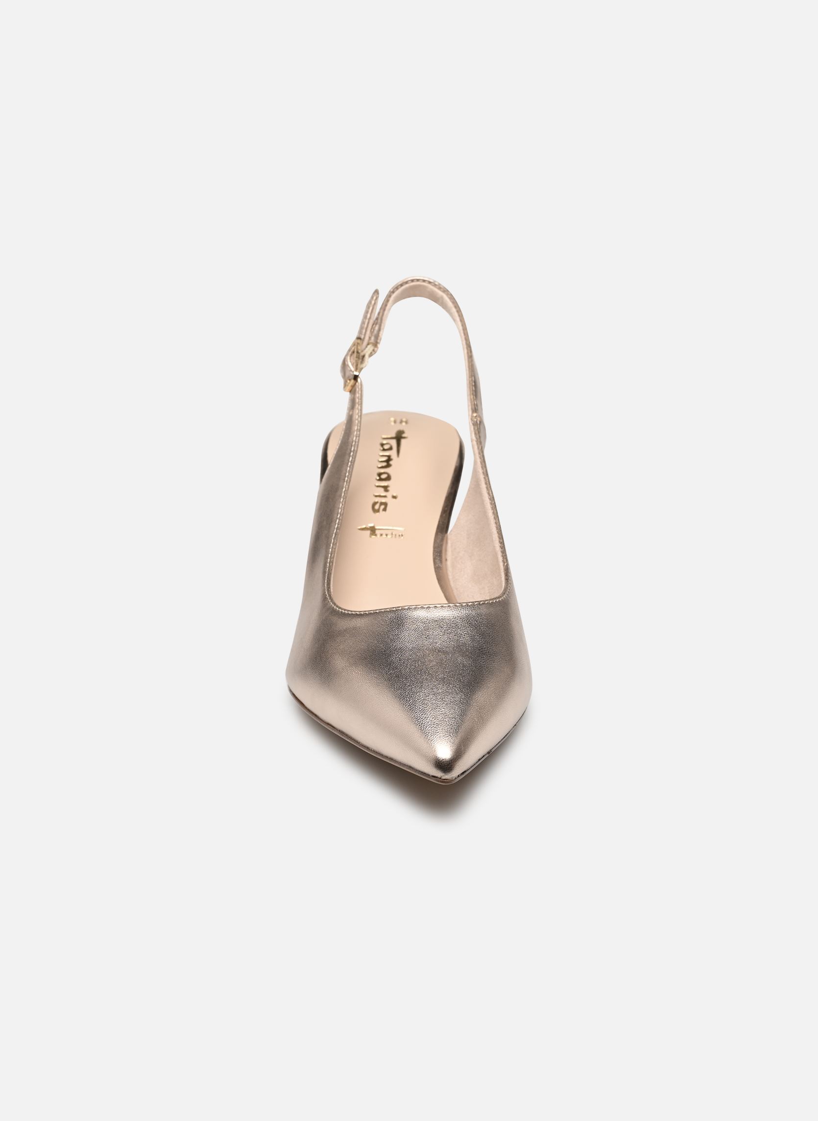 Slingback pumps 29611-42 dames zilver Tamaris Slingback pumps 29611-42 dames zilver Light gold