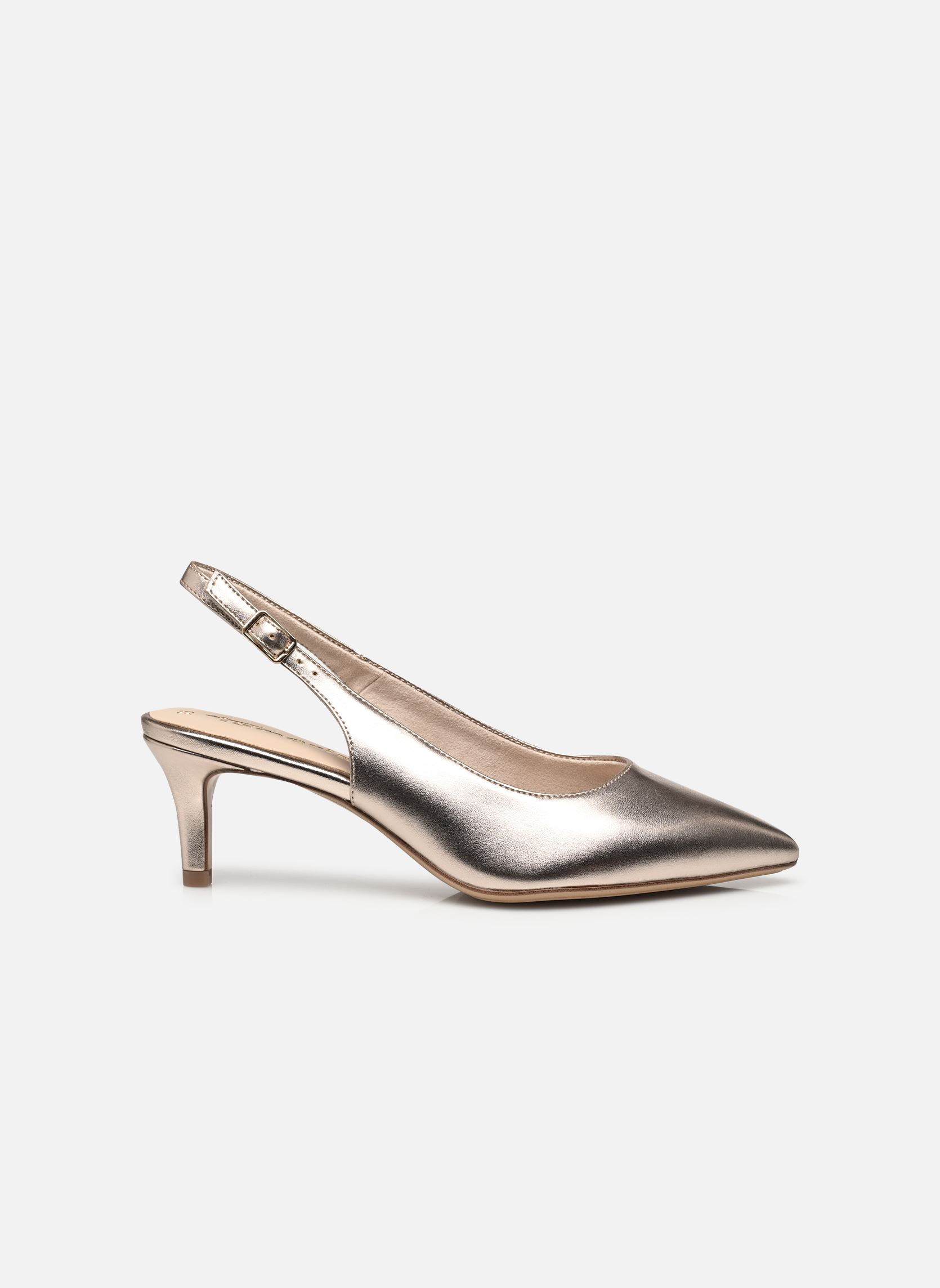 Slingback pumps 29611-42 dames zilver Tamaris Slingback pumps 29611-42 dames zilver Light gold
