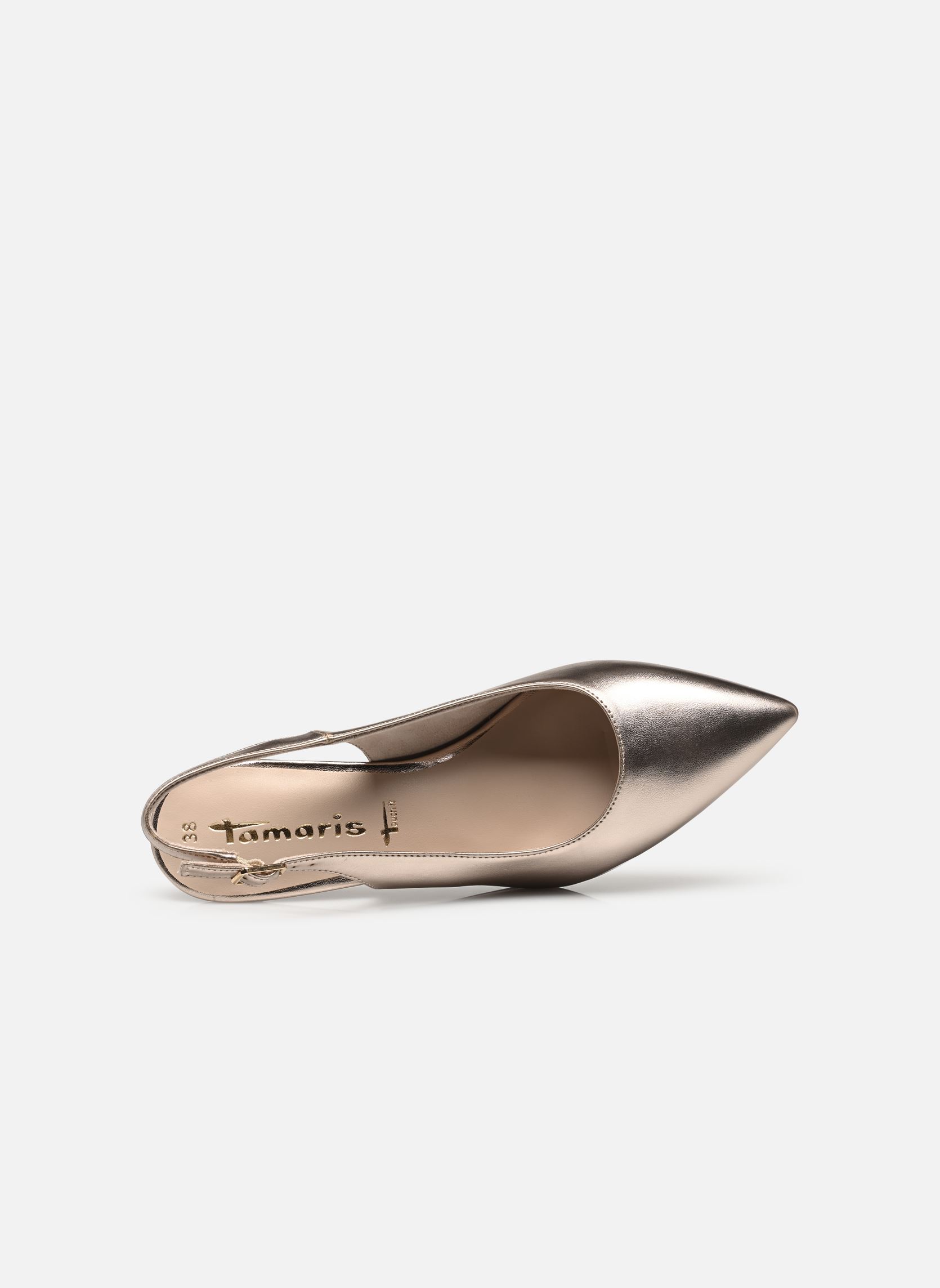 Slingback pumps 29611-42 dames zilver Tamaris Slingback pumps 29611-42 dames zilver Light gold