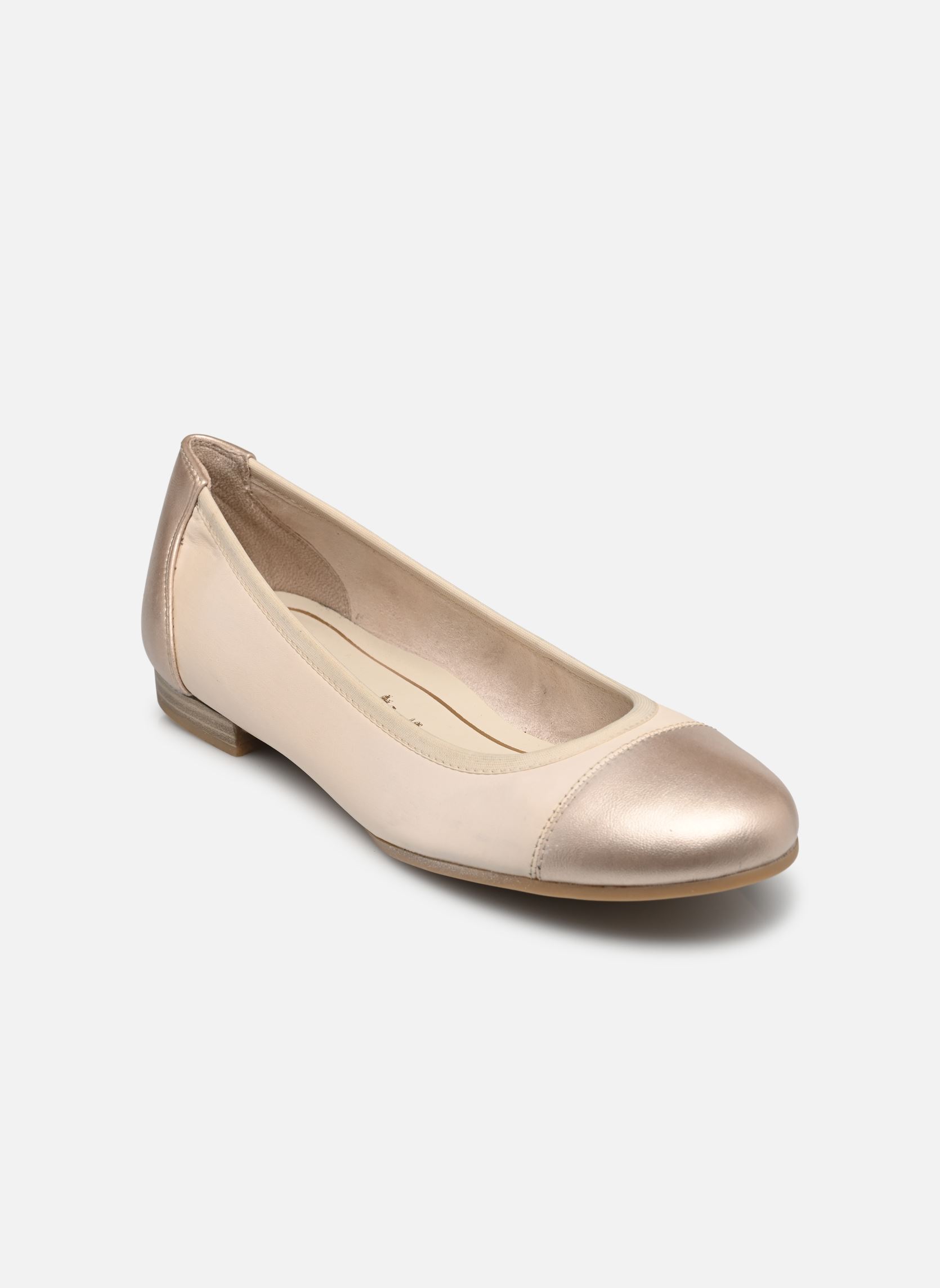 Ballerines classiques 22124-42 femme beige Tamaris Ballerines classiques 22124-42 femme beige IVORY COMB