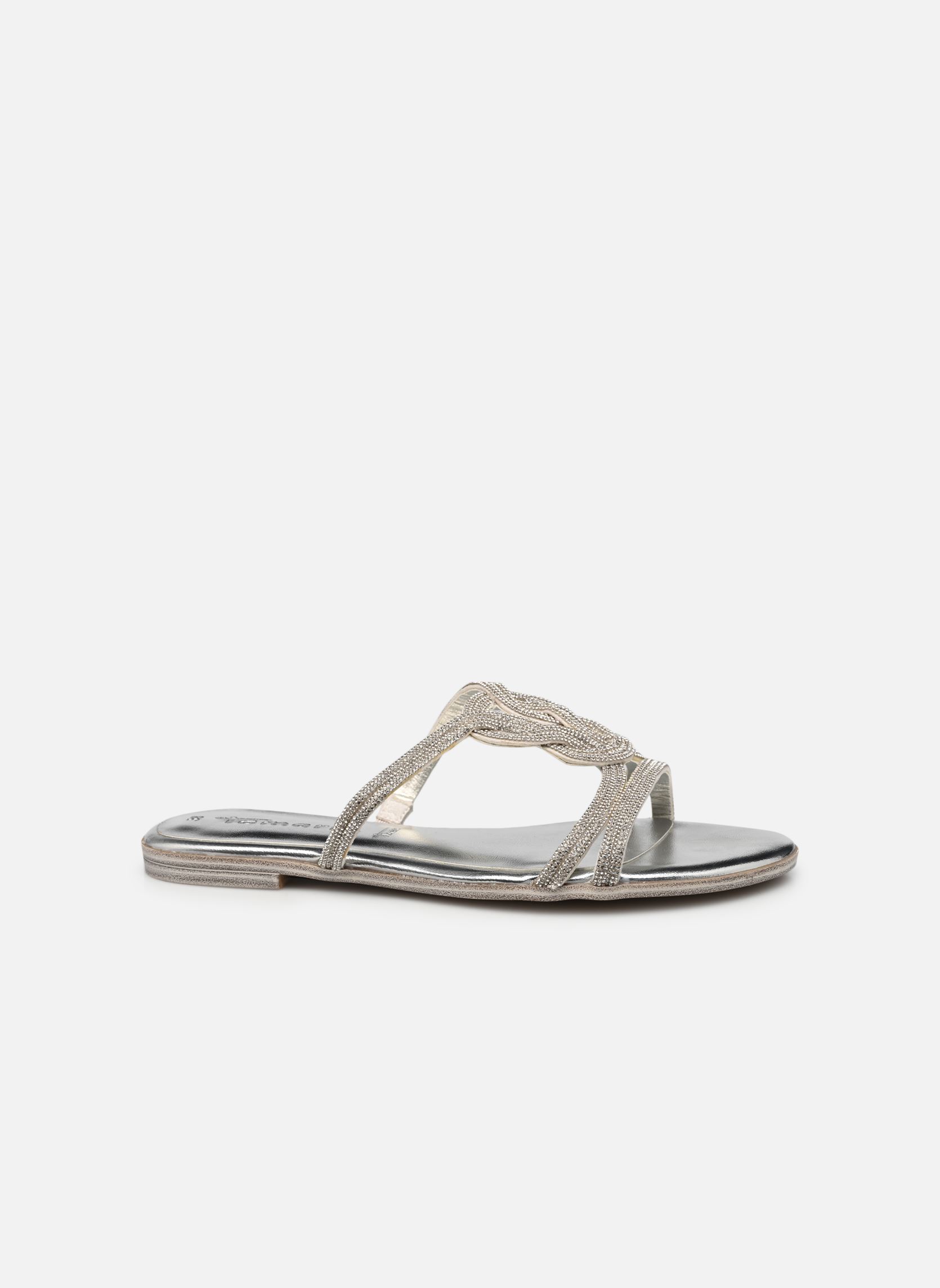 Pantoletten und Clogs 27115-42 damen silber Tamaris Pantoletten und Clogs 27115-42 damen silber SILVER