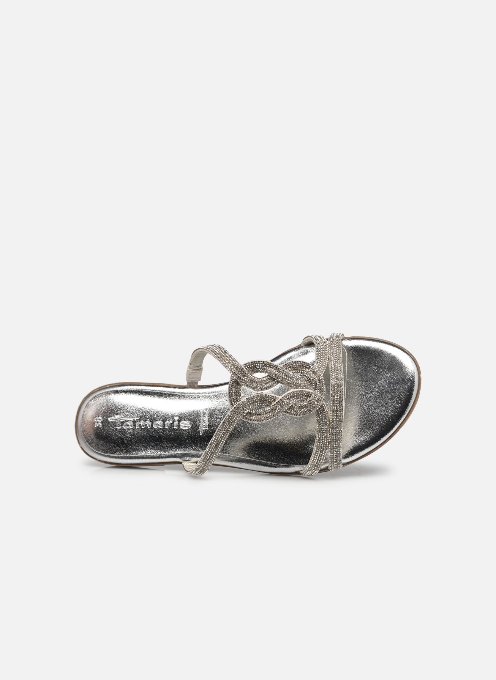 Pantoletten und Clogs 27115-42 damen silber Tamaris Pantoletten und Clogs 27115-42 damen silber SILVER