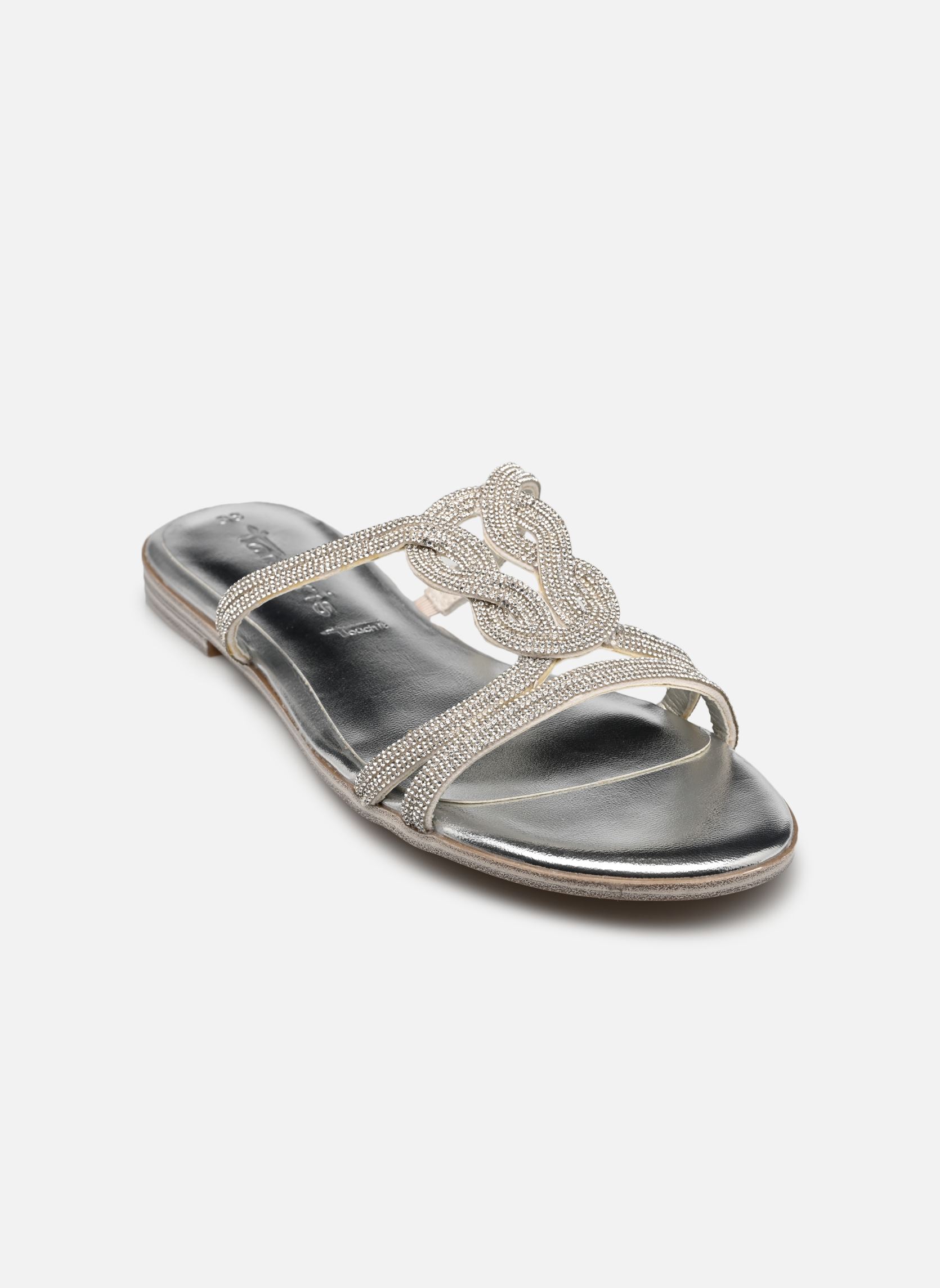 Pantoletten und Clogs 27115-42 damen silber Tamaris Pantoletten und Clogs 27115-42 damen silber SILVER