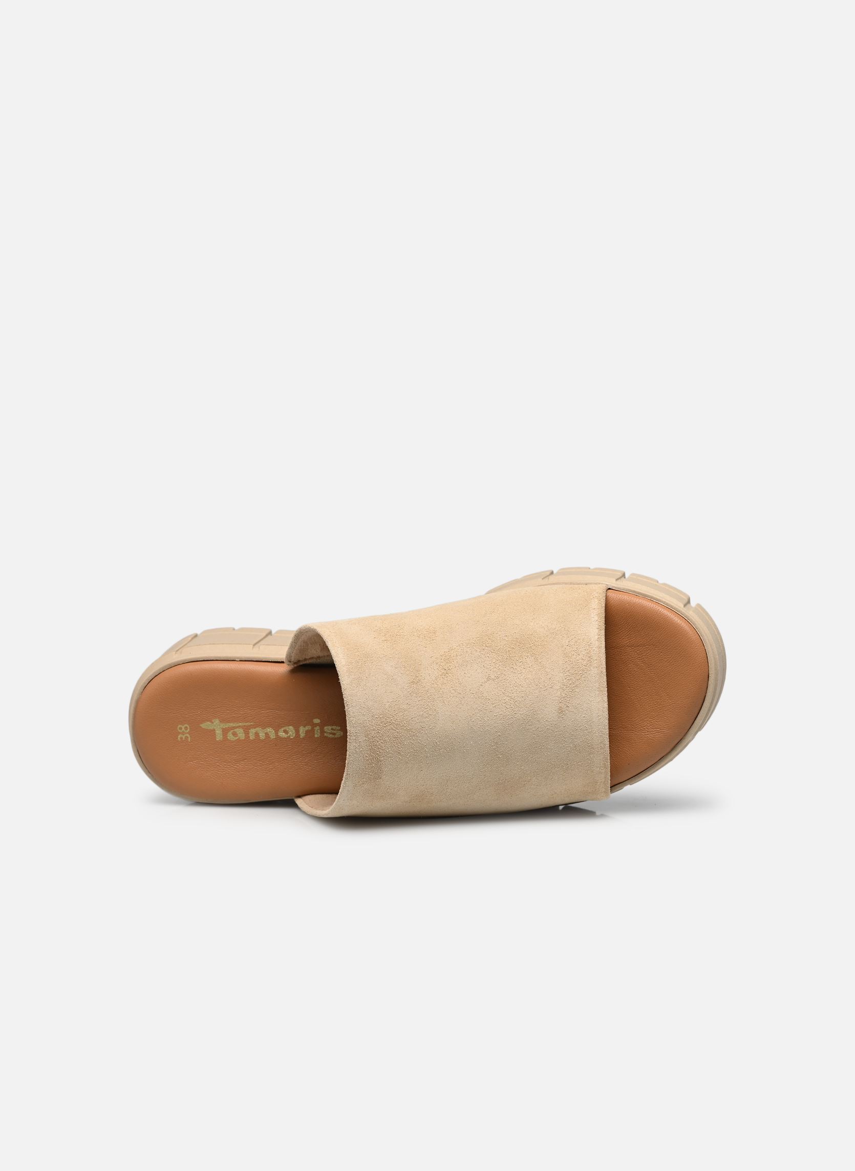 Mules et sabots 27252-42 femme marron Tamaris Mules et sabots 27252-42 femme marron TAN SUEDE