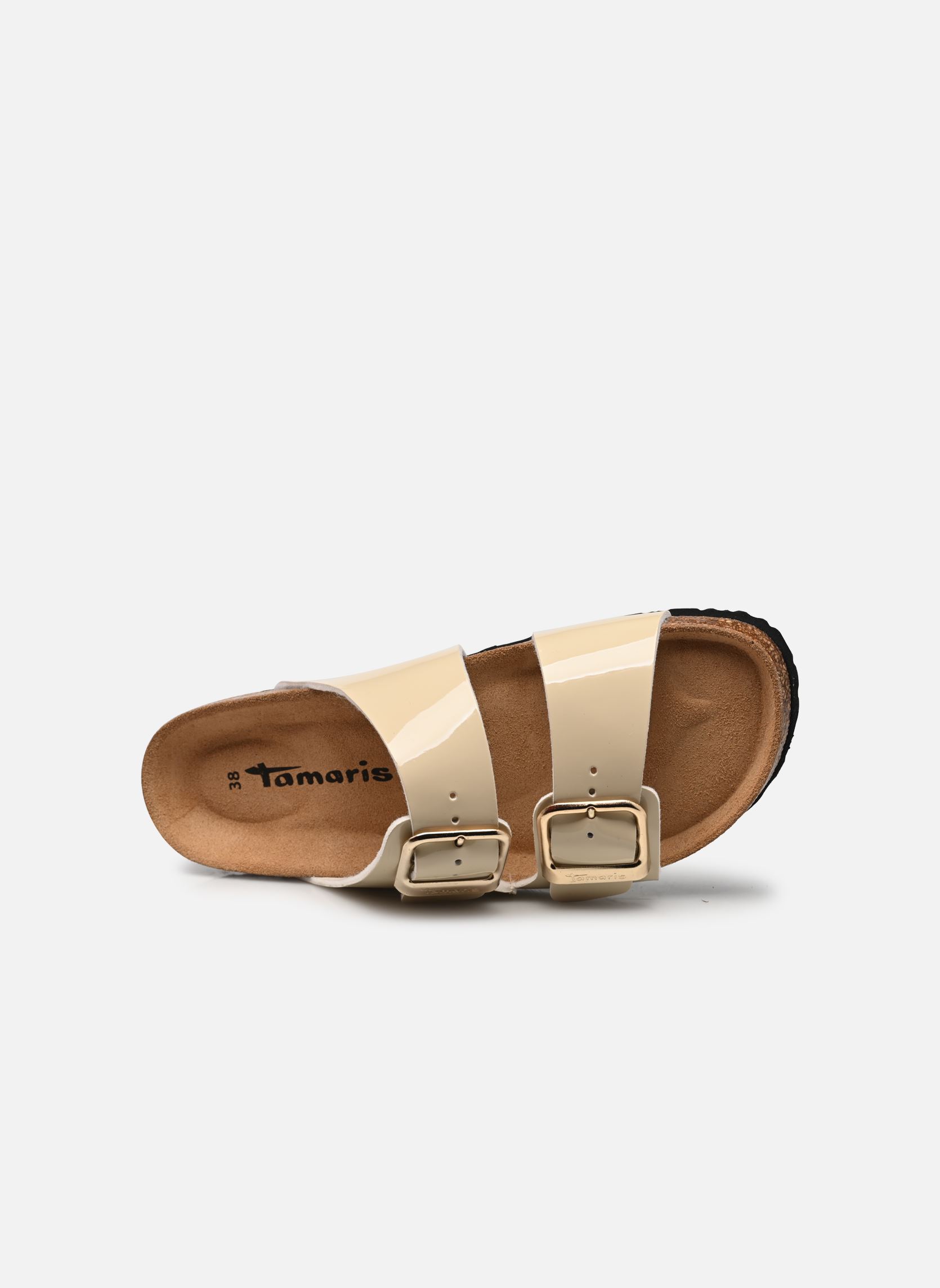 Pantoletten und Clogs 27503-42 damen beige Tamaris Pantoletten und Clogs 27503-42 damen beige Nude patent