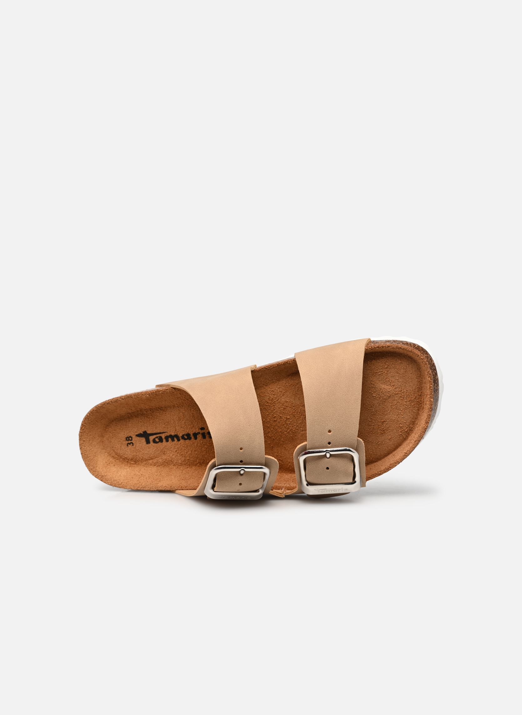 Mules et sabots 27533-42 femme beige Tamaris Mules et sabots 27533-42 femme beige TAUPE NUBUC