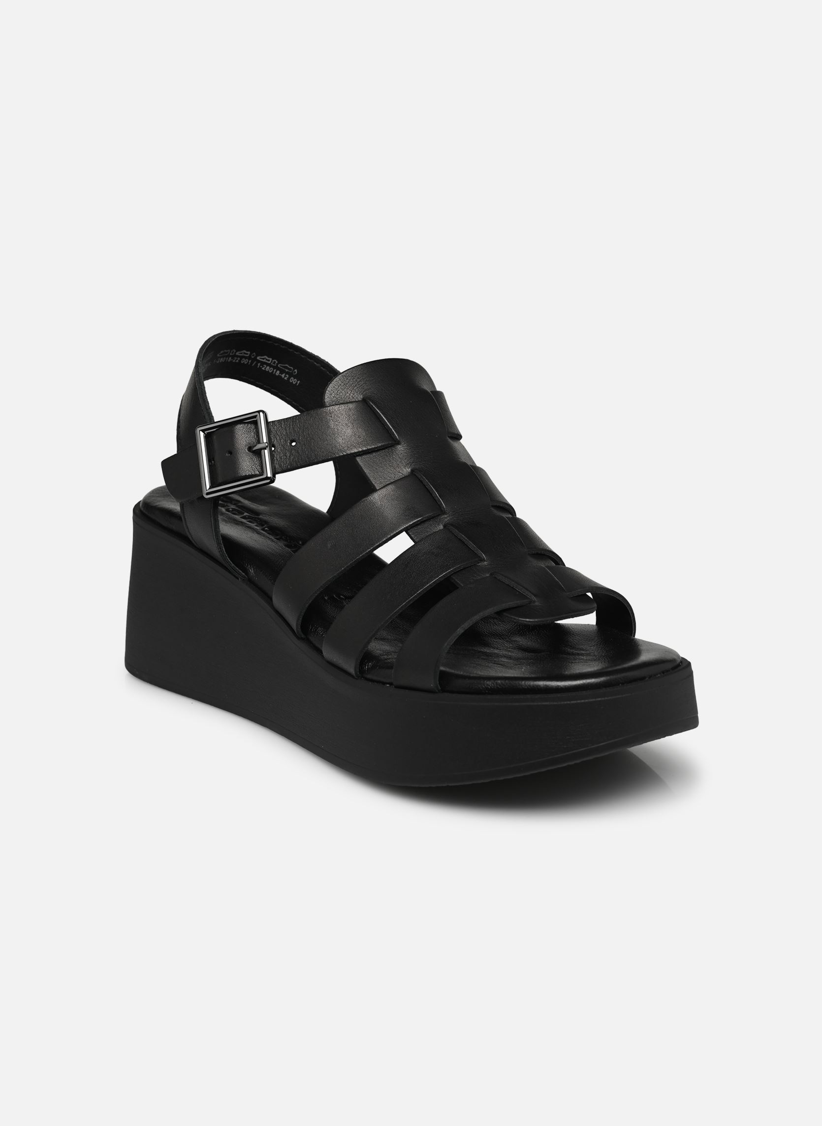 Sandales compensées et plateformes 28018-42 femme noir Tamaris Sandales compensées et plateformes 28018-42 femme noir BLACK