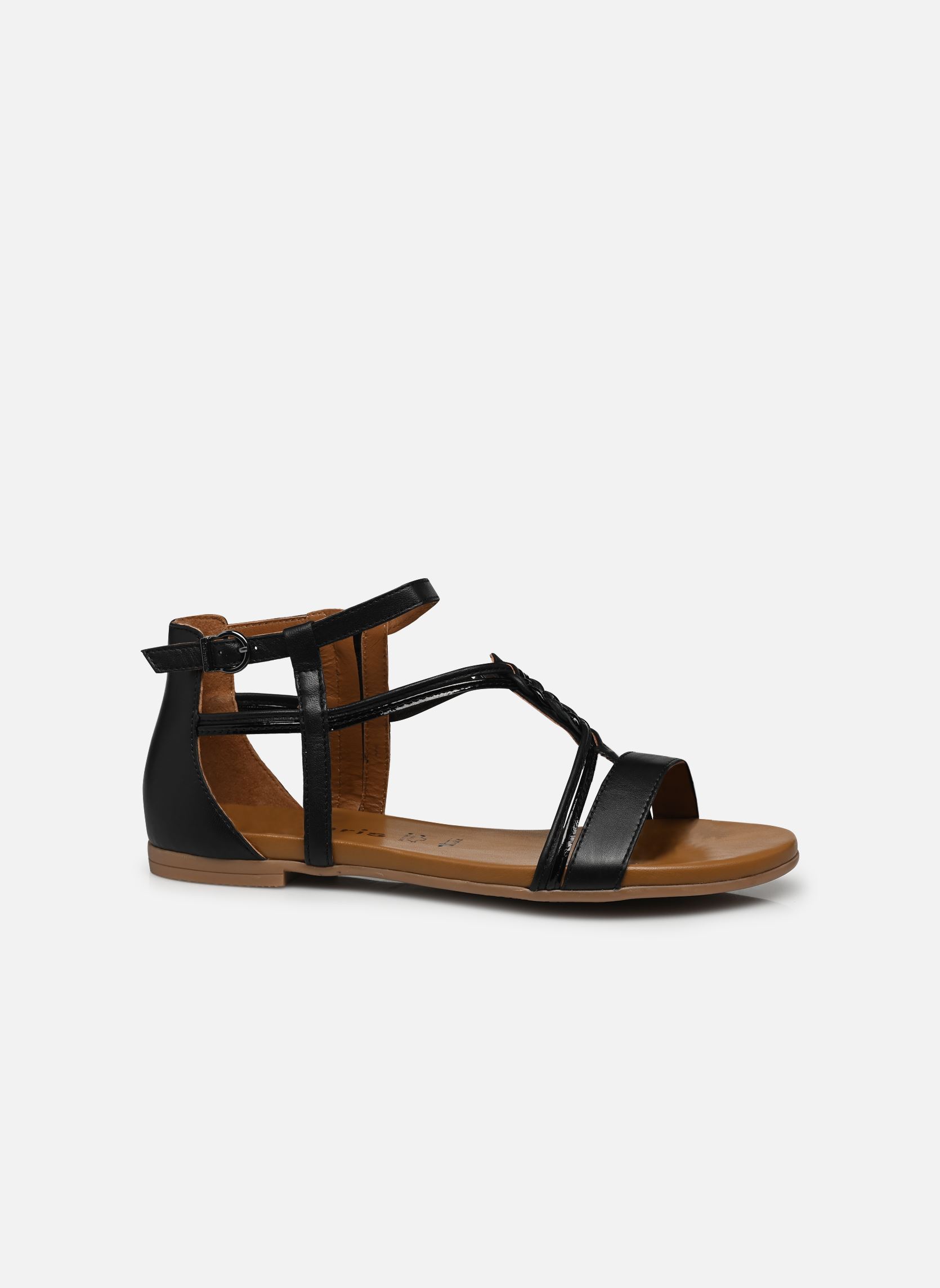 Sandales plates 28043-42 femme noir Tamaris Sandales plates 28043-42 femme noir BLACK