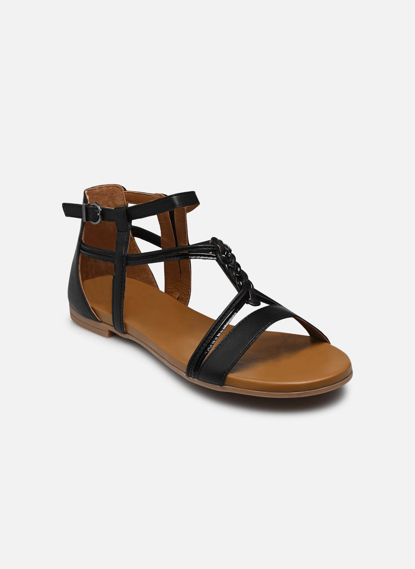 Sandales plates 28043-42 femme noir Tamaris Sandales plates 28043-42 femme noir BLACK