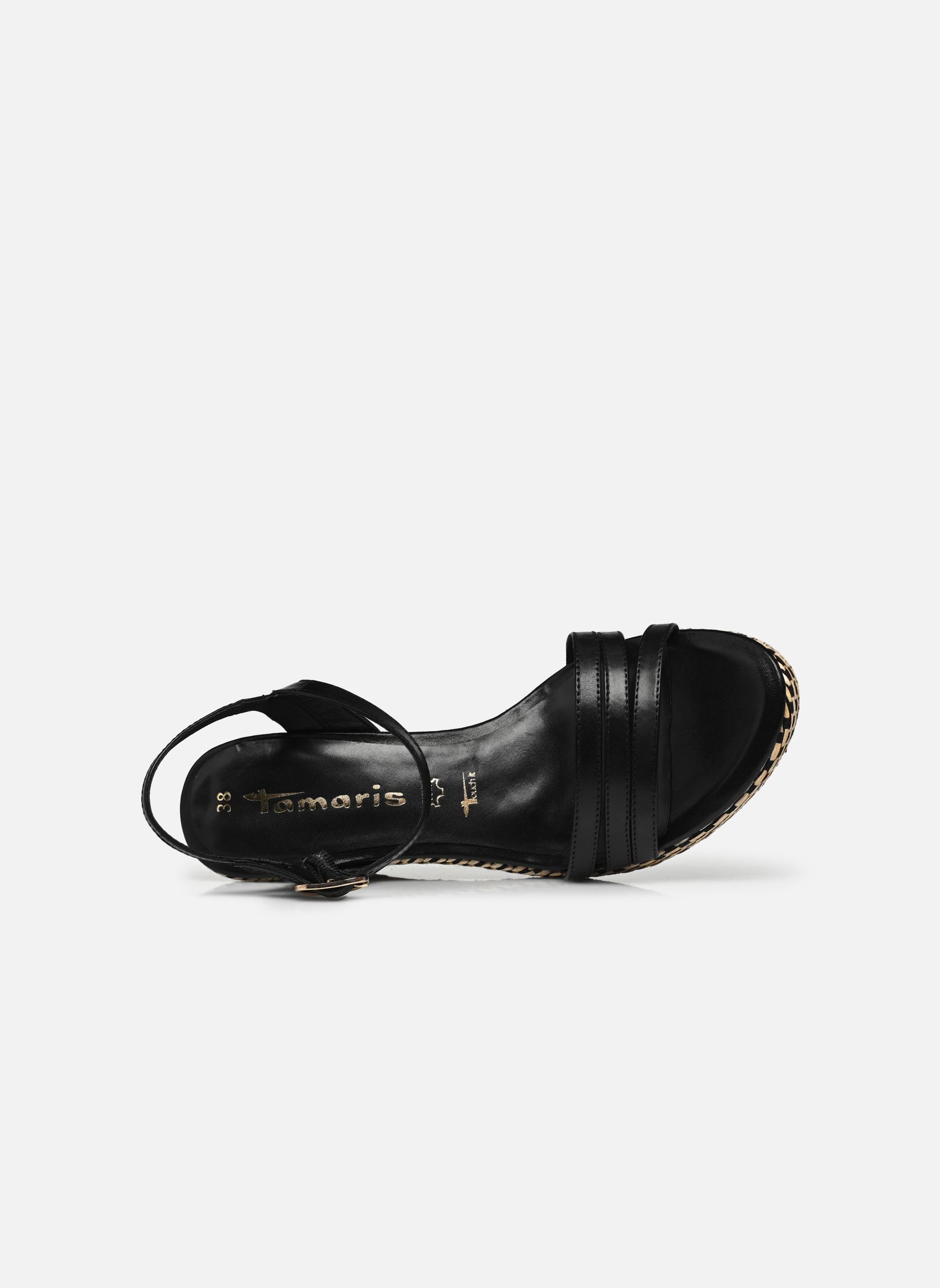 Keil- und Plateausandalen 28046-42 damen schwarz Tamaris Keil- und Plateausandalen 28046-42 damen schwarz BLACK