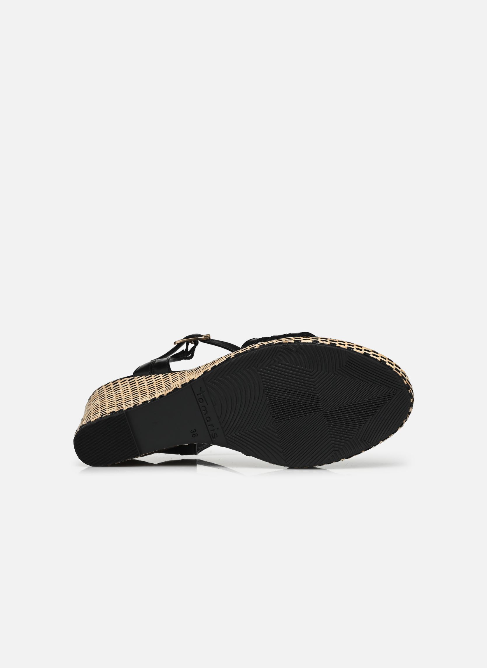 Keil- und Plateausandalen 28046-42 damen schwarz Tamaris Keil- und Plateausandalen 28046-42 damen schwarz BLACK