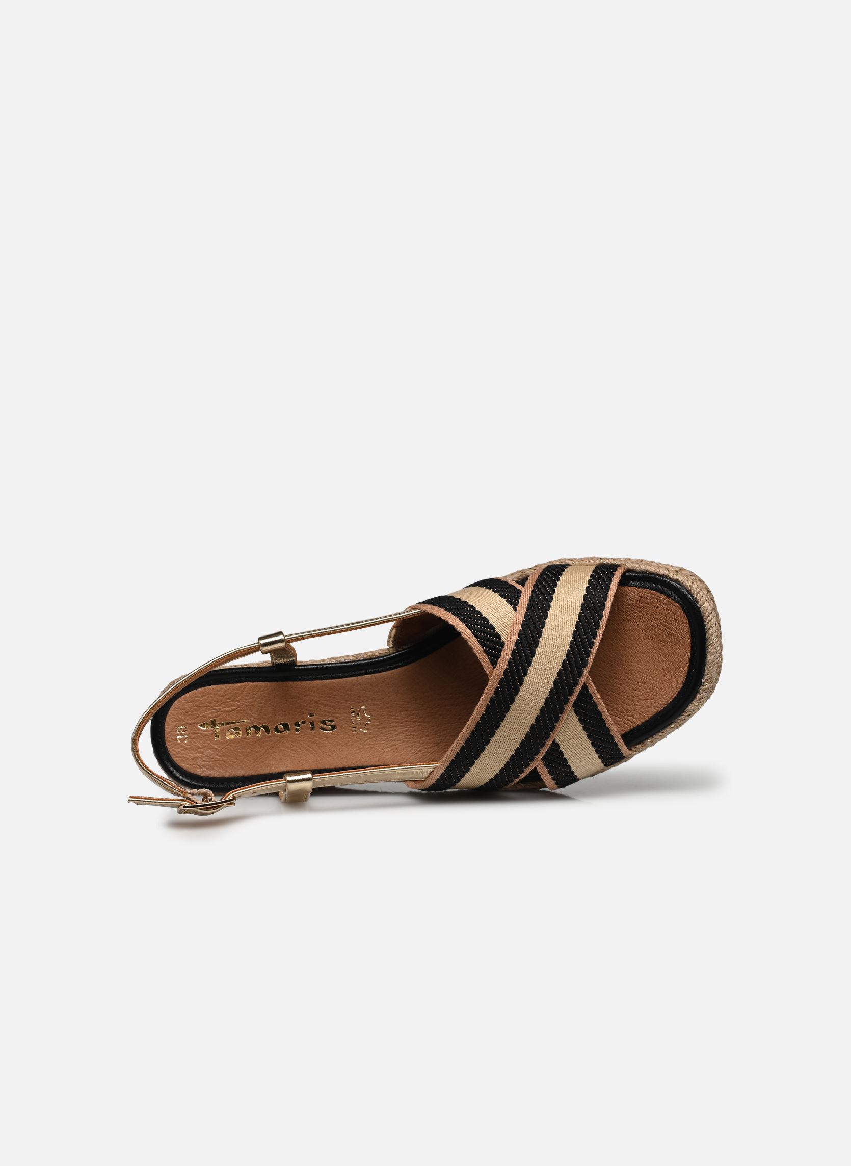 Sandali con zeppa e plateau 28052-42 donna multicolore Tamaris Sandali con zeppa e plateau 28052-42 donna multicolore BLACK COMB