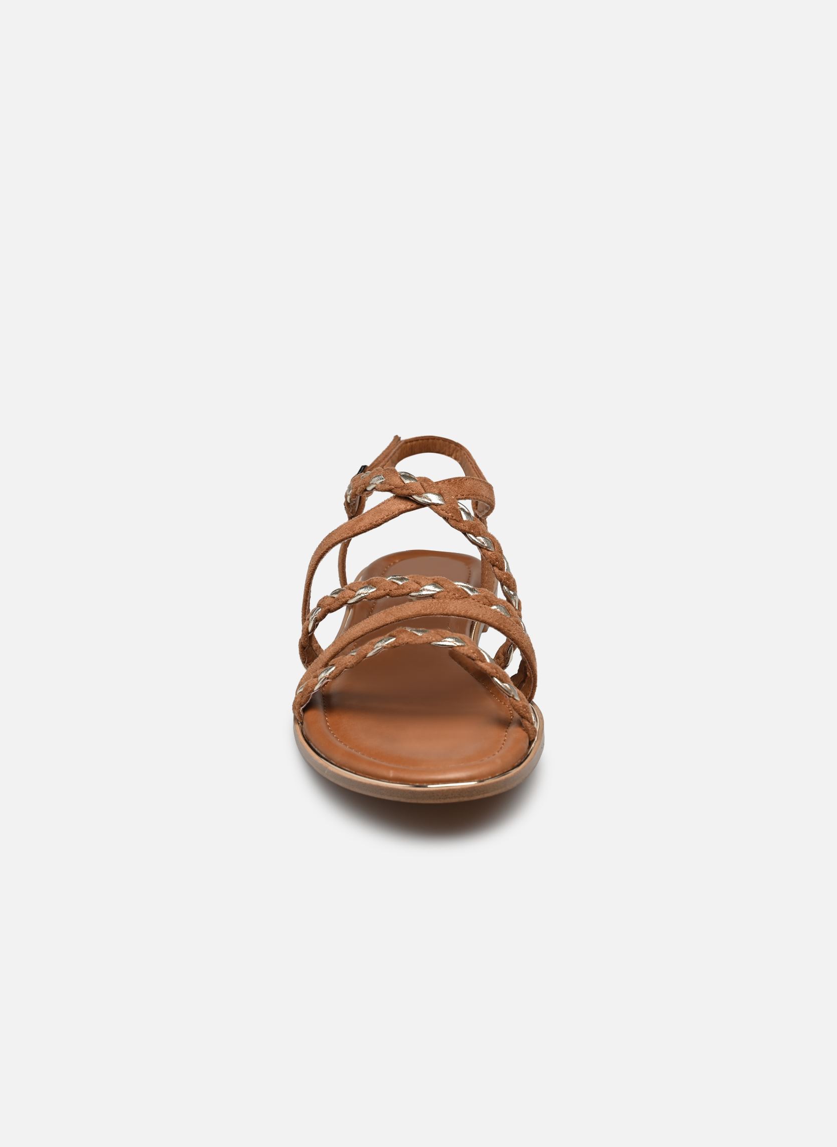 Sandales plates 28101-42 femme marron Tamaris Sandales plates 28101-42 femme marron Cognac