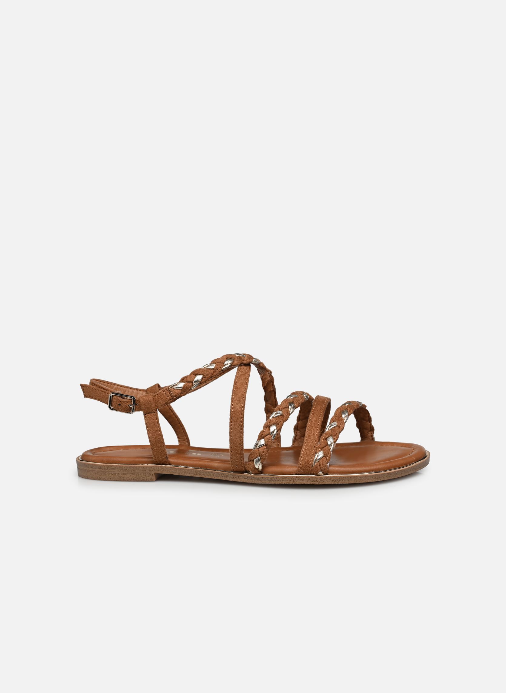 Sandales plates 28101-42 femme marron Tamaris Sandales plates 28101-42 femme marron Cognac