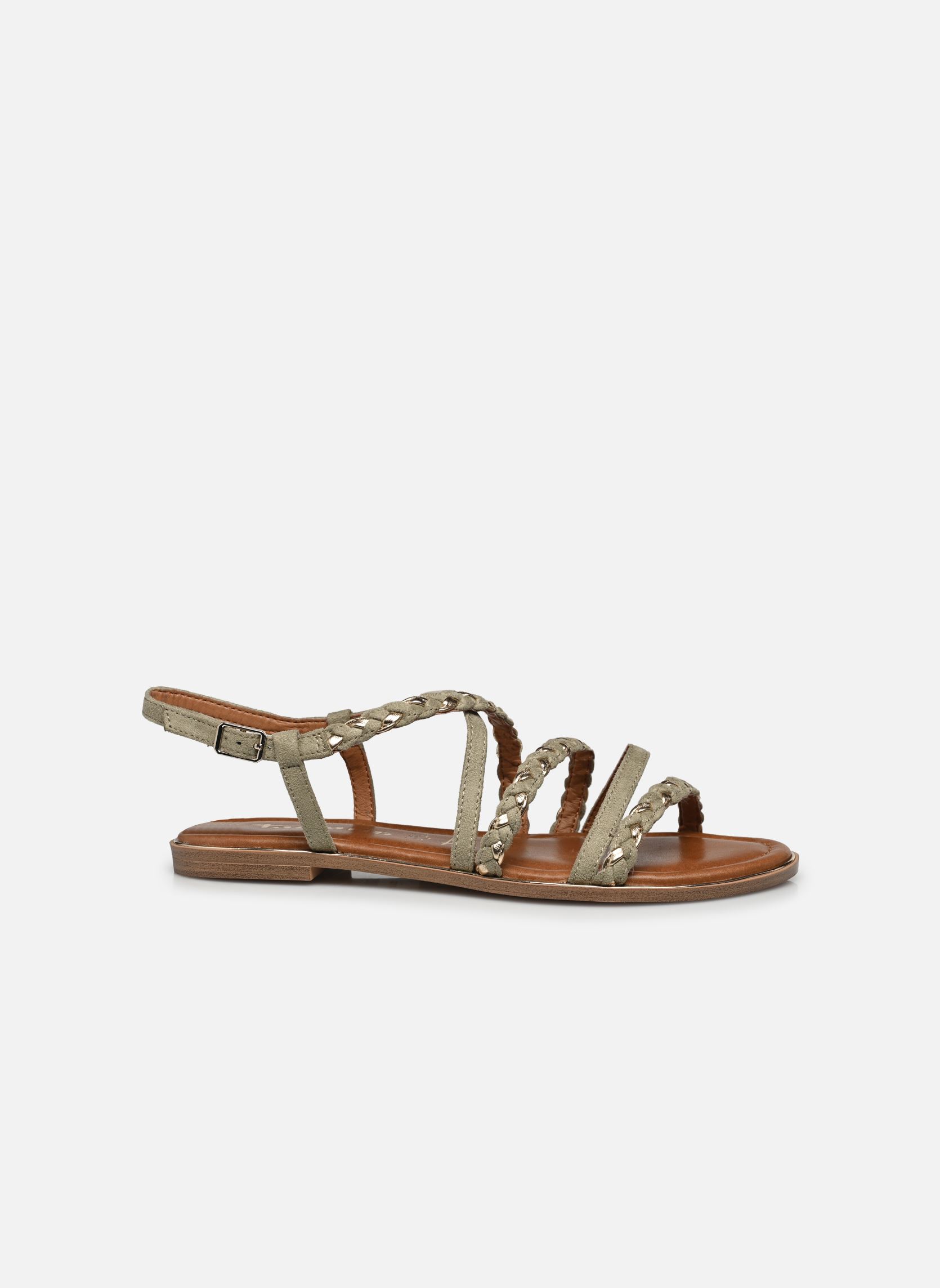 Sandales plates 28101-42 femme vert Tamaris Sandales plates 28101-42 femme vert Sage