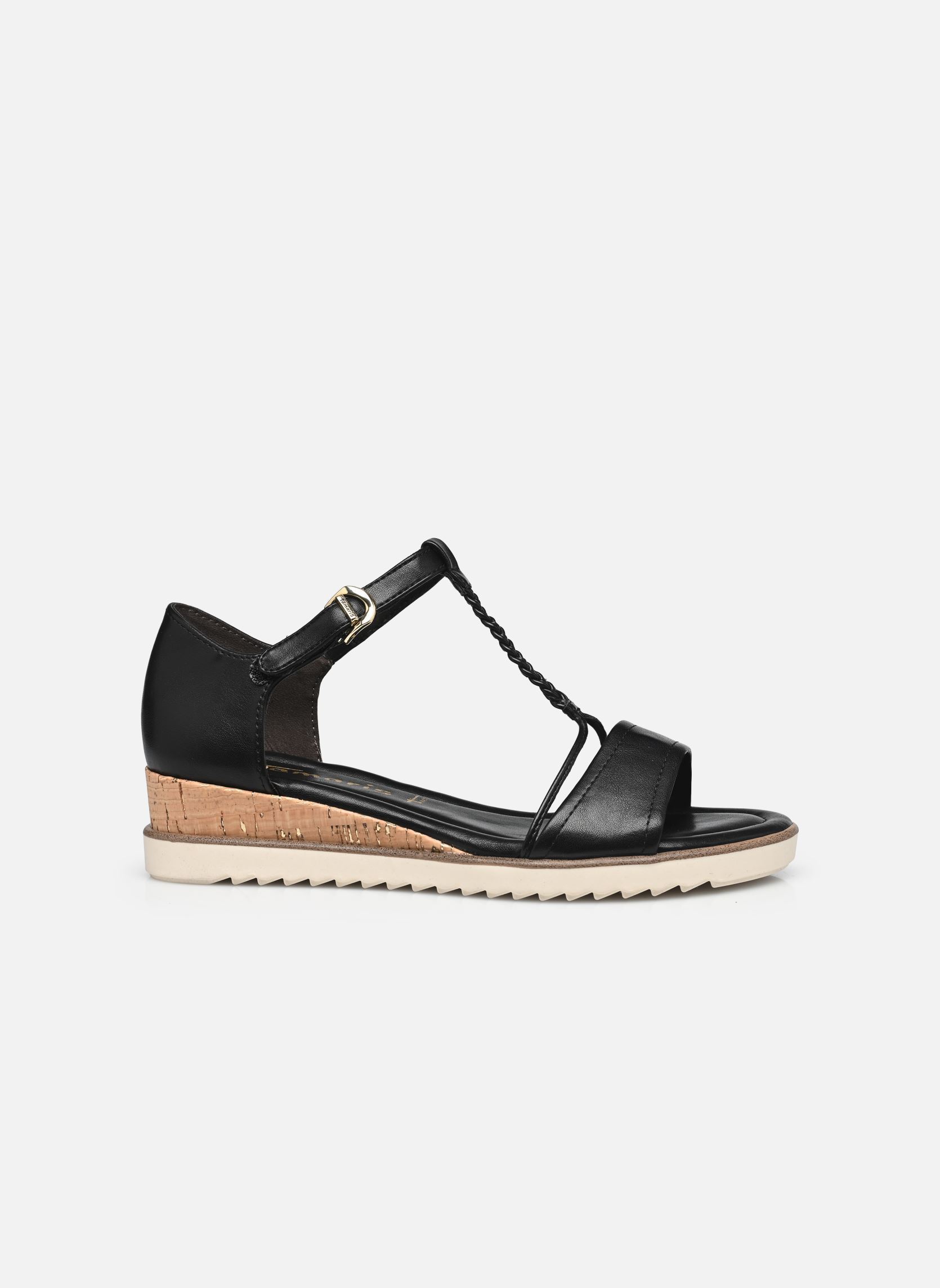 Sandales compensées et plateformes 28102-42 femme noir Tamaris Sandales compensées et plateformes 28102-42 femme noir BLACK
