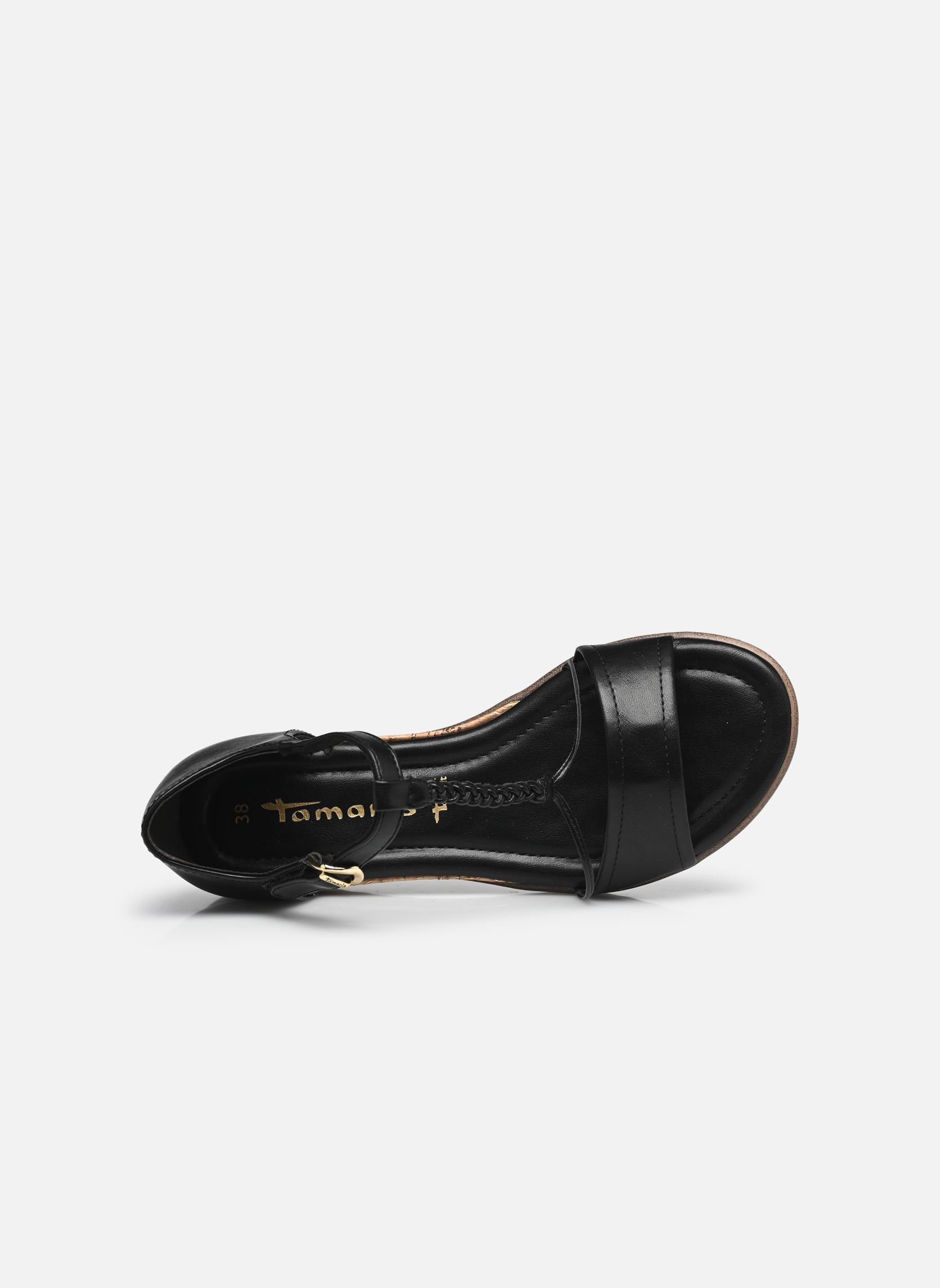 Sandales compensées et plateformes 28102-42 femme noir Tamaris Sandales compensées et plateformes 28102-42 femme noir BLACK