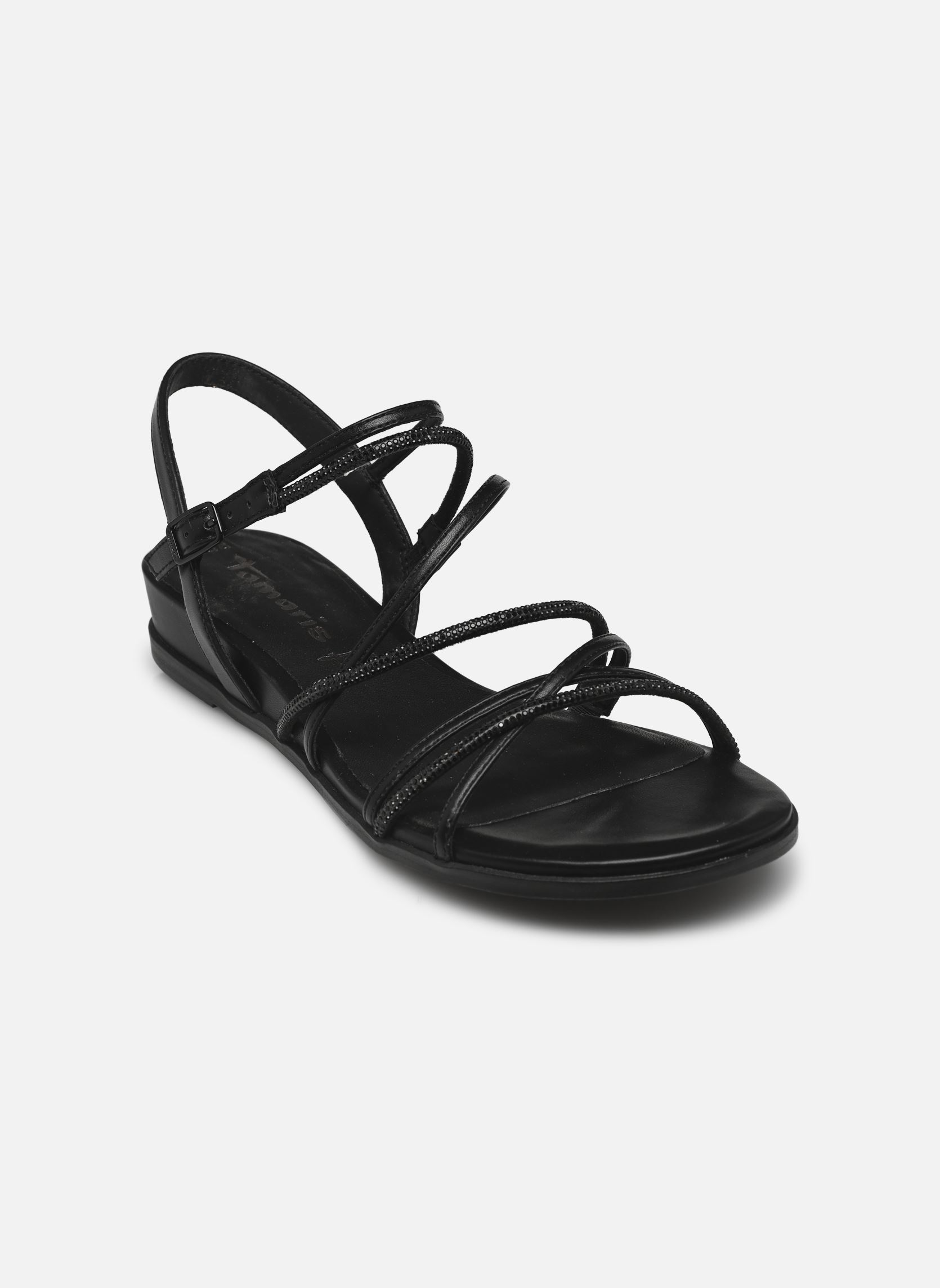 Flache Sandalen 28103-42 damen schwarz Tamaris Flache Sandalen 28103-42 damen schwarz BLACK