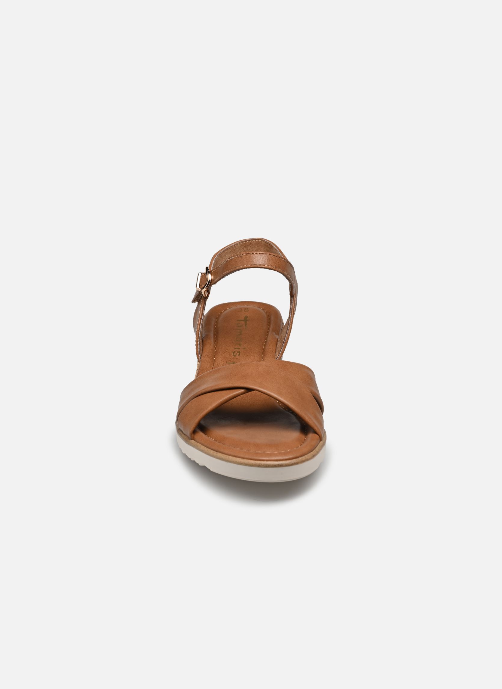 Sandales compensées et plateformes 28106-42 femme marron Tamaris Sandales compensées et plateformes 28106-42 femme marron COGNAC