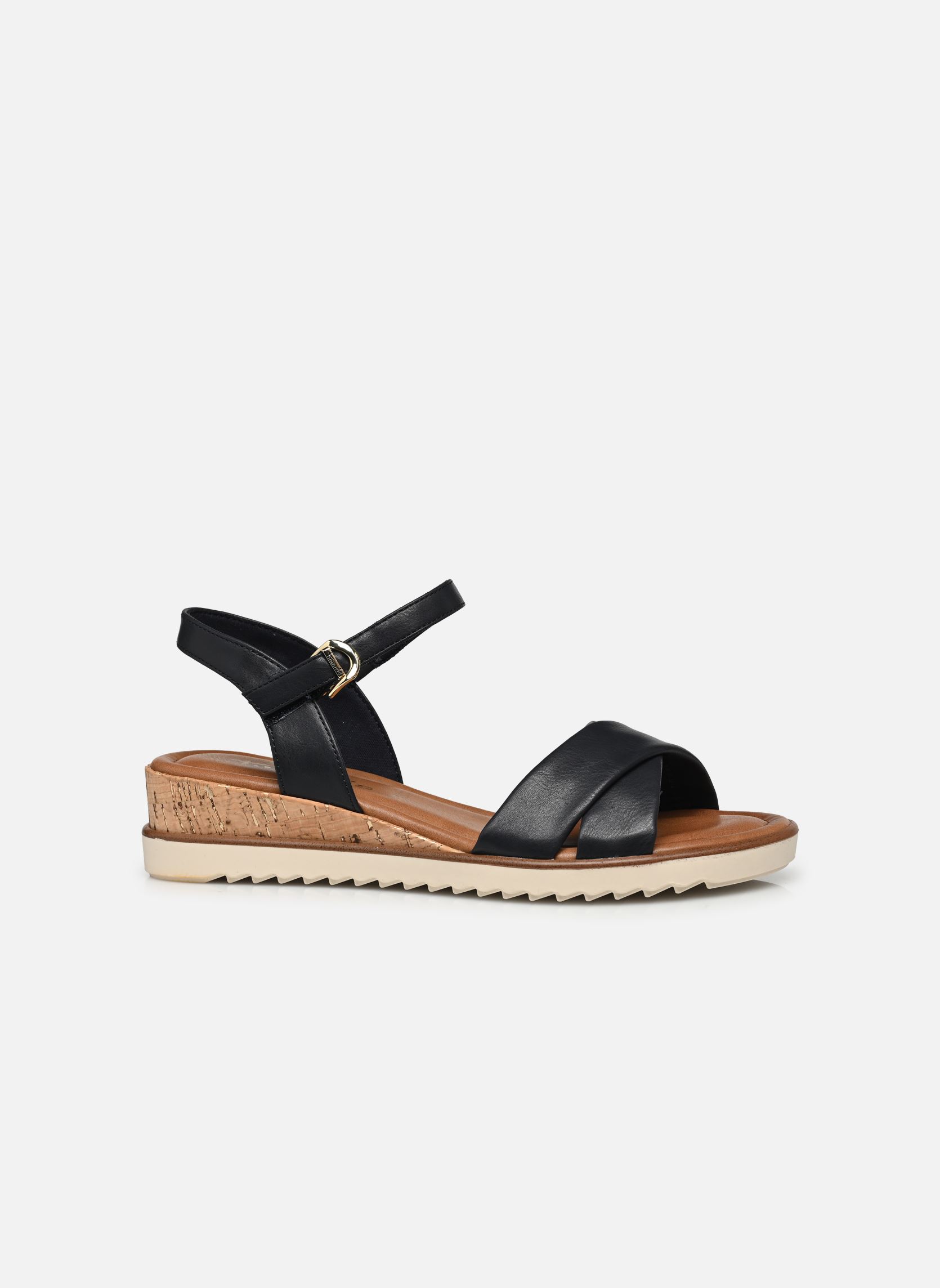 Sandales compensées et plateformes 28106-42 femme bleu Tamaris Sandales compensées et plateformes 28106-42 femme bleu NAVY
