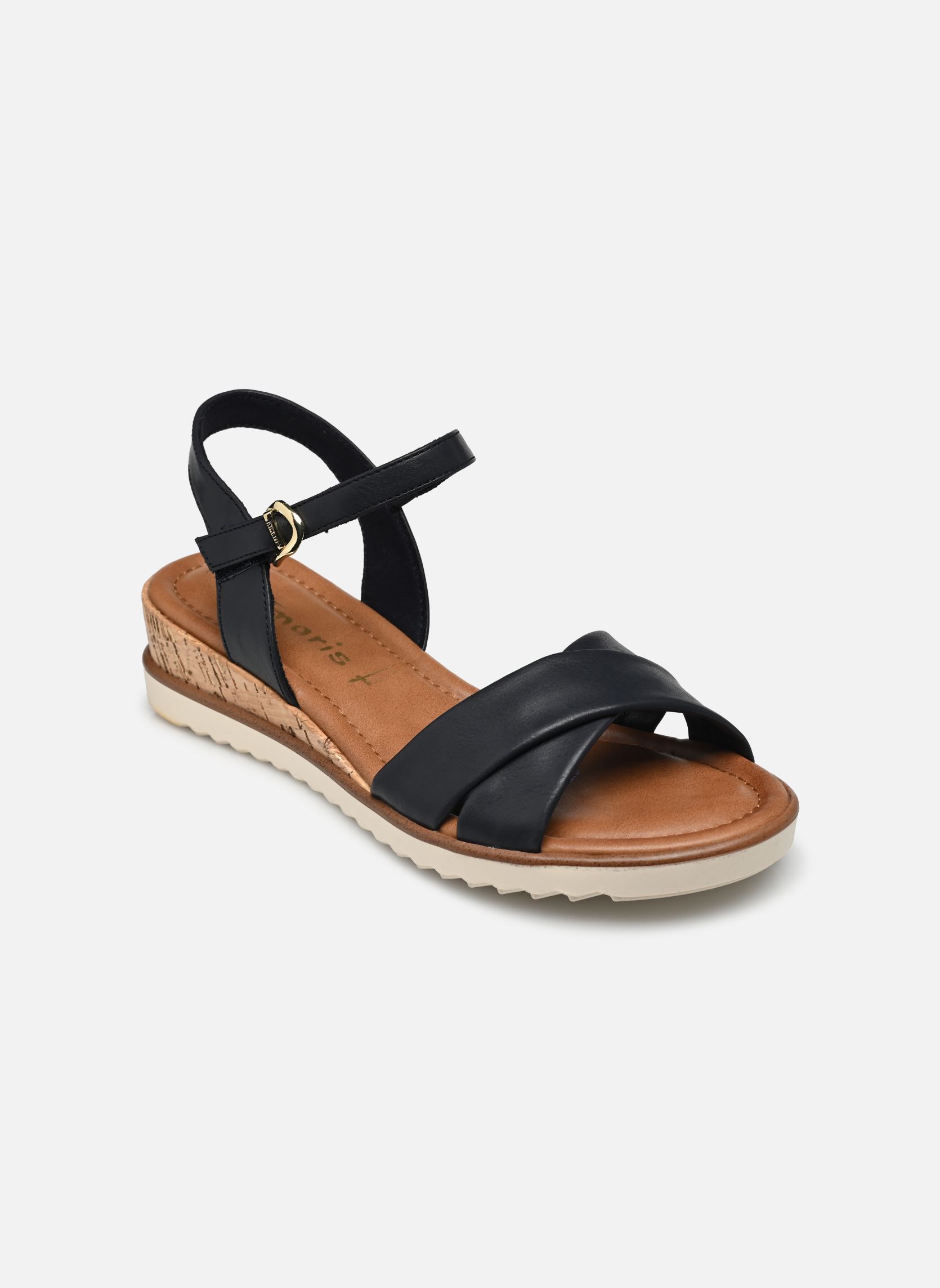 Sandales compensées et plateformes 28106-42 femme bleu Tamaris Sandales compensées et plateformes 28106-42 femme bleu NAVY