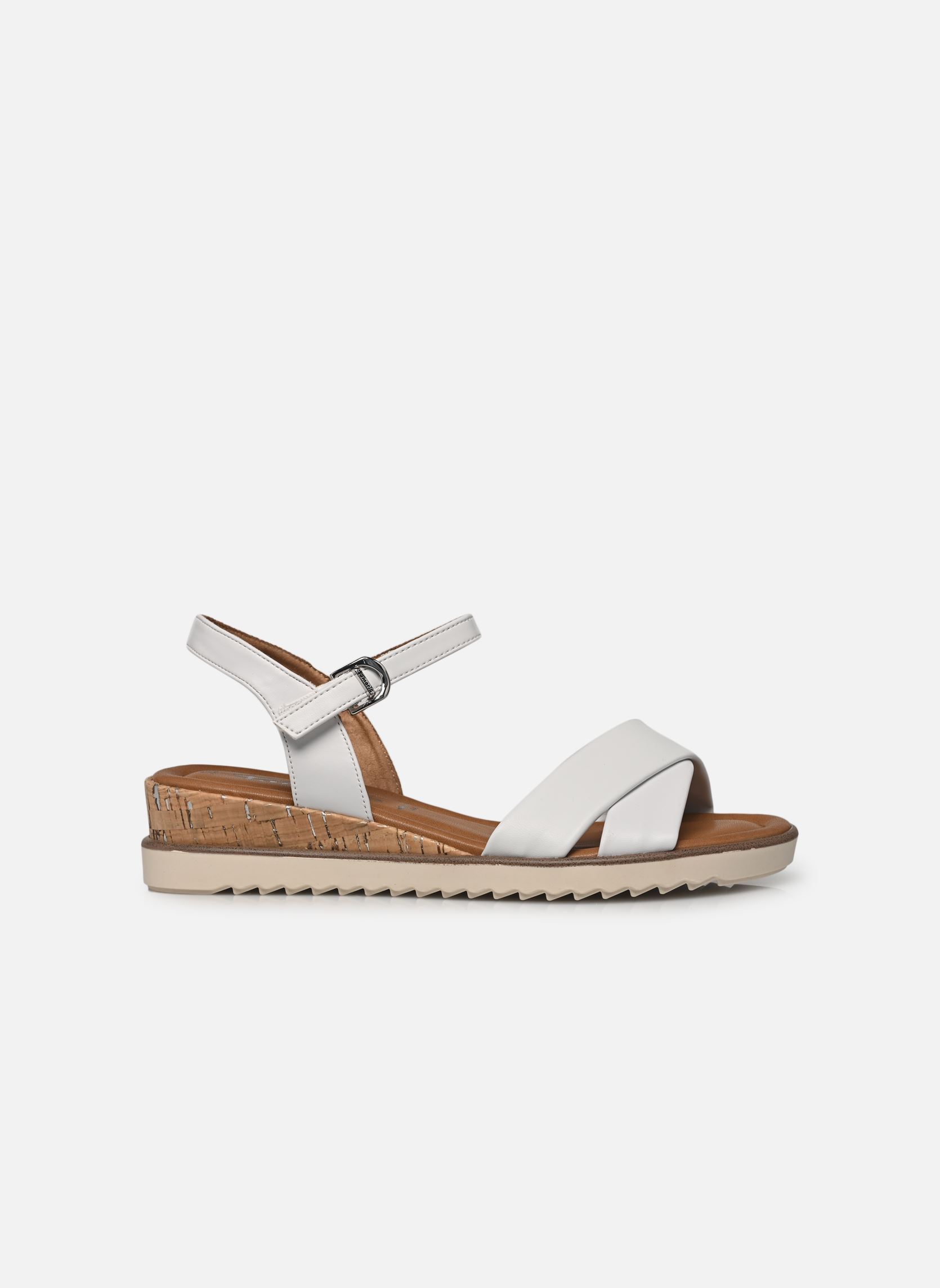 Keil- und Plateausandalen 28106-42 damen weiß Tamaris Keil- und Plateausandalen 28106-42 damen weiß WHITE