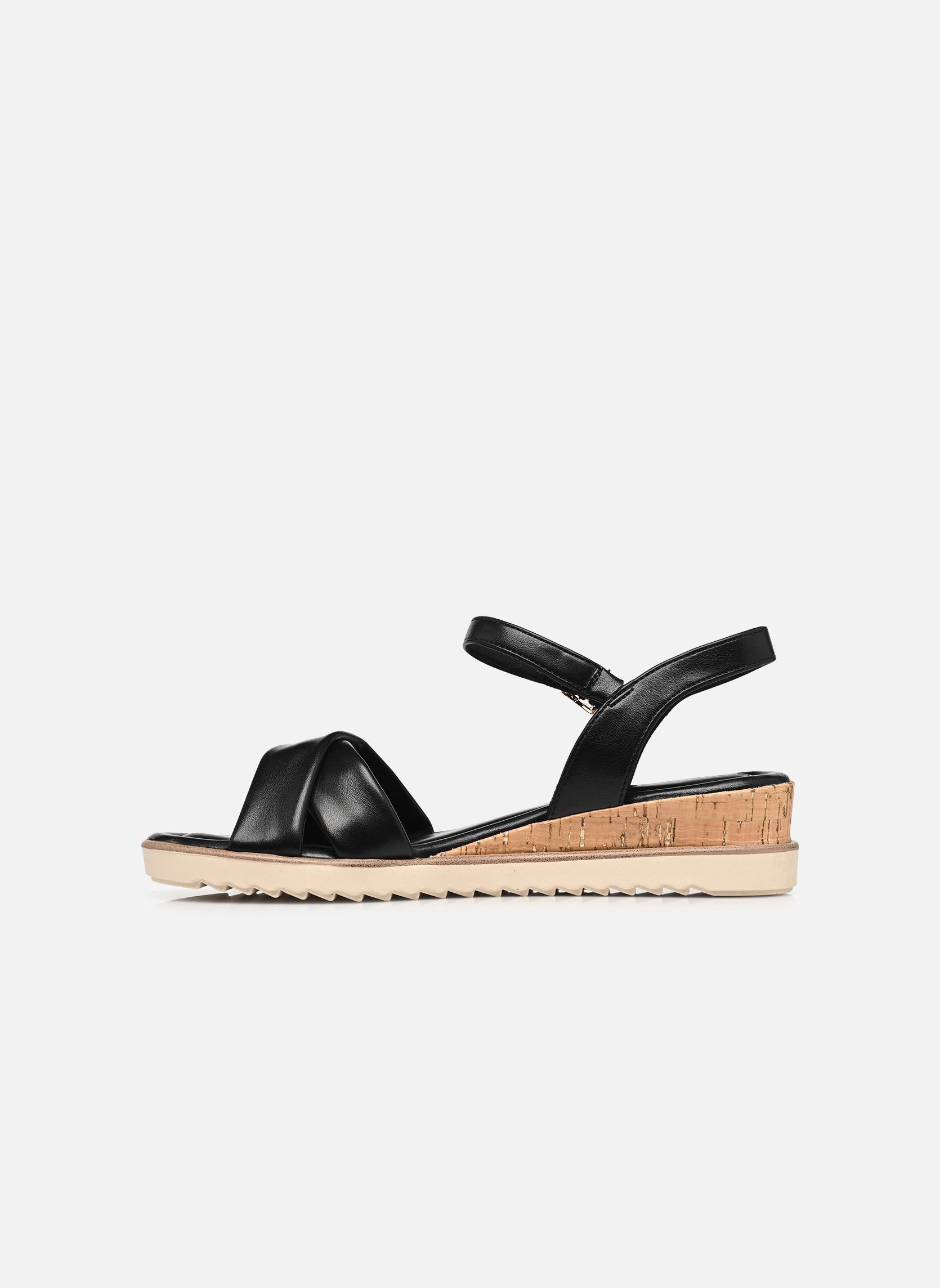 Sandales compensées et plateformes 28106-42 femme noir Tamaris Sandales compensées et plateformes 28106-42 femme noir BLACK