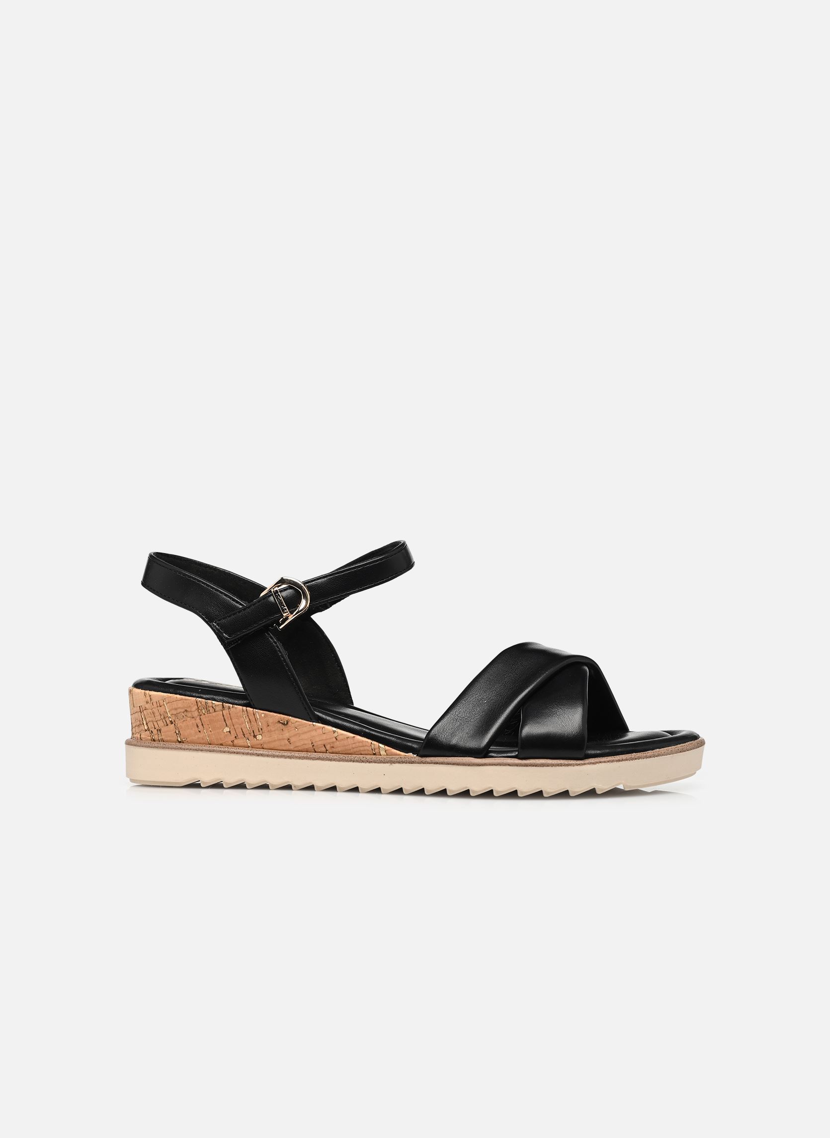 Sandales compensées et plateformes 28106-42 femme noir Tamaris Sandales compensées et plateformes 28106-42 femme noir BLACK