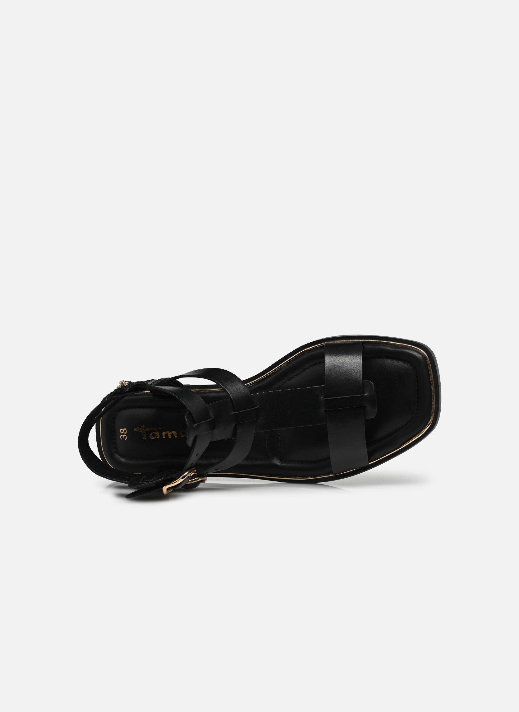 Flache Sandalen 28118-42 damen schwarz Tamaris Flache Sandalen 28118-42 damen schwarz BLACK
