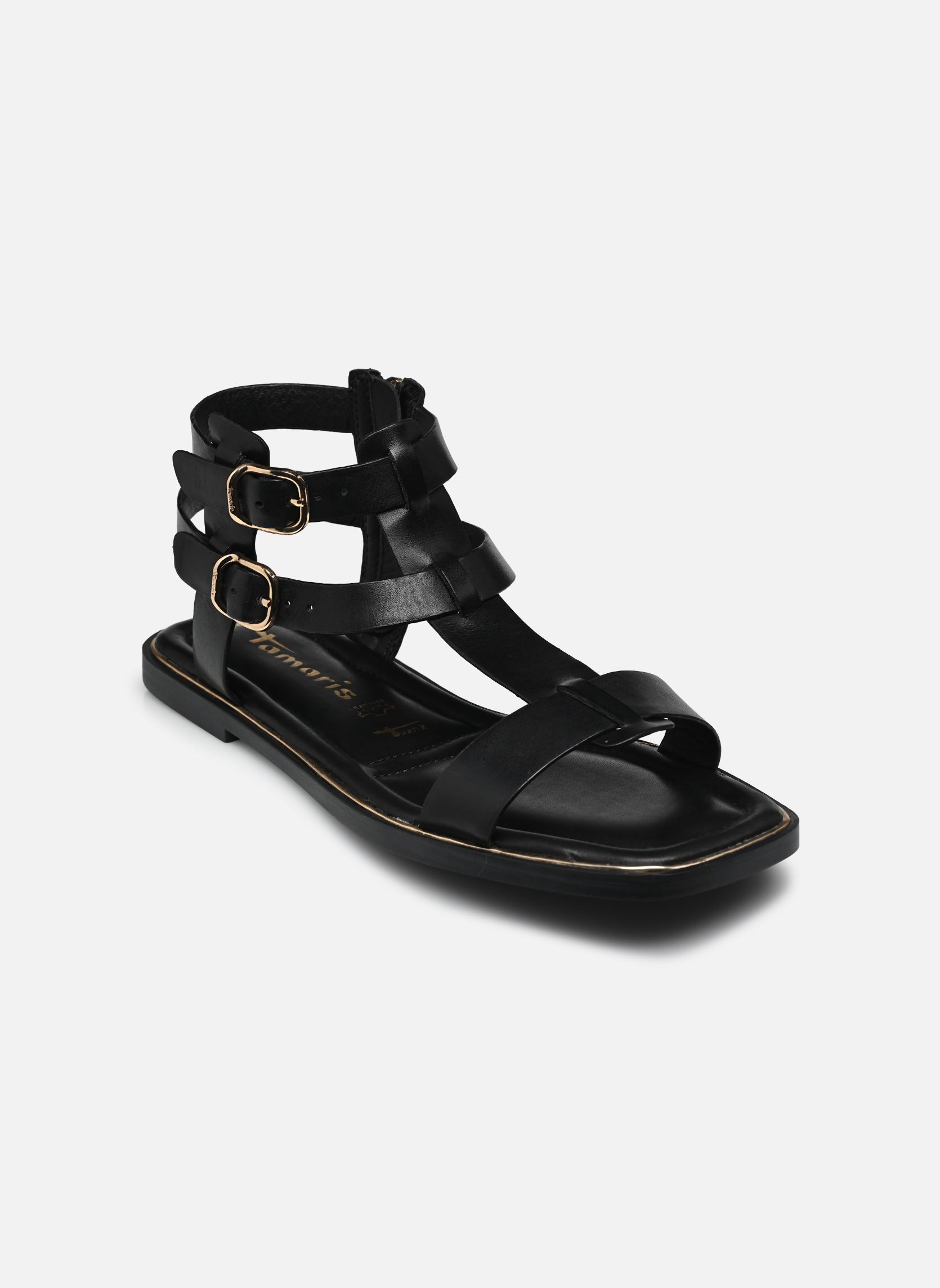 Flache Sandalen 28118-42 damen schwarz Tamaris Flache Sandalen 28118-42 damen schwarz BLACK